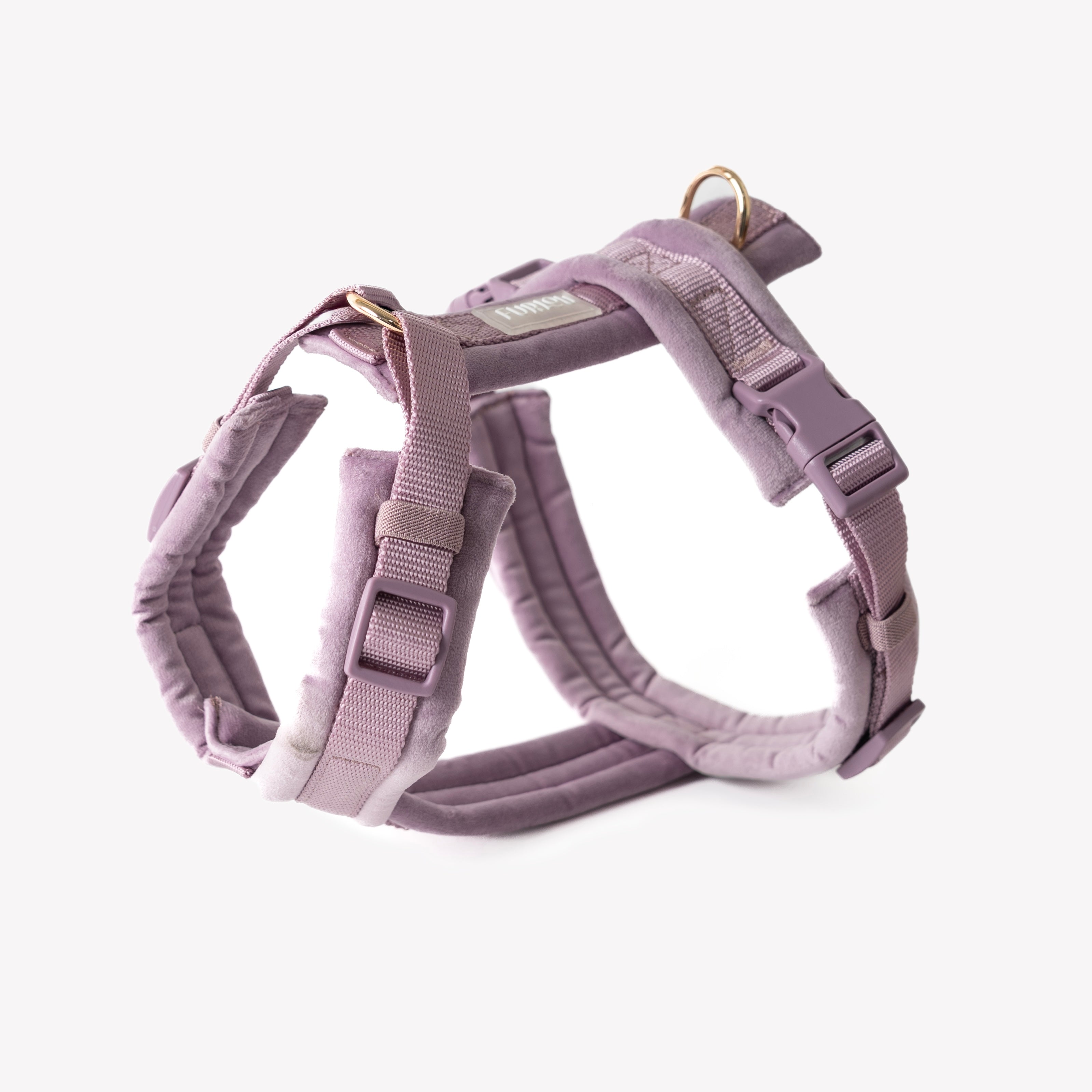Velvet Dog Harness in Lilac