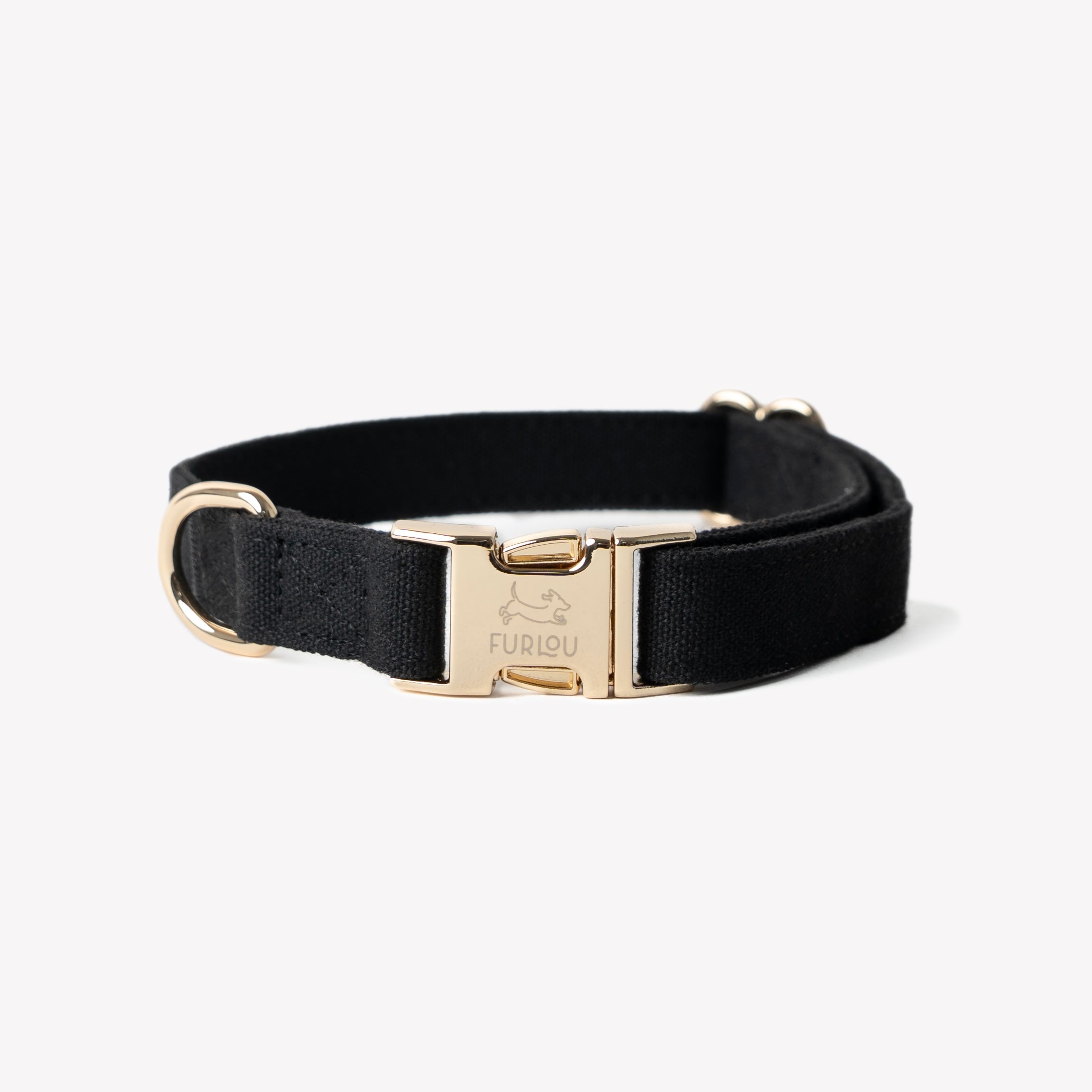 Canvas Dog Collar in Black