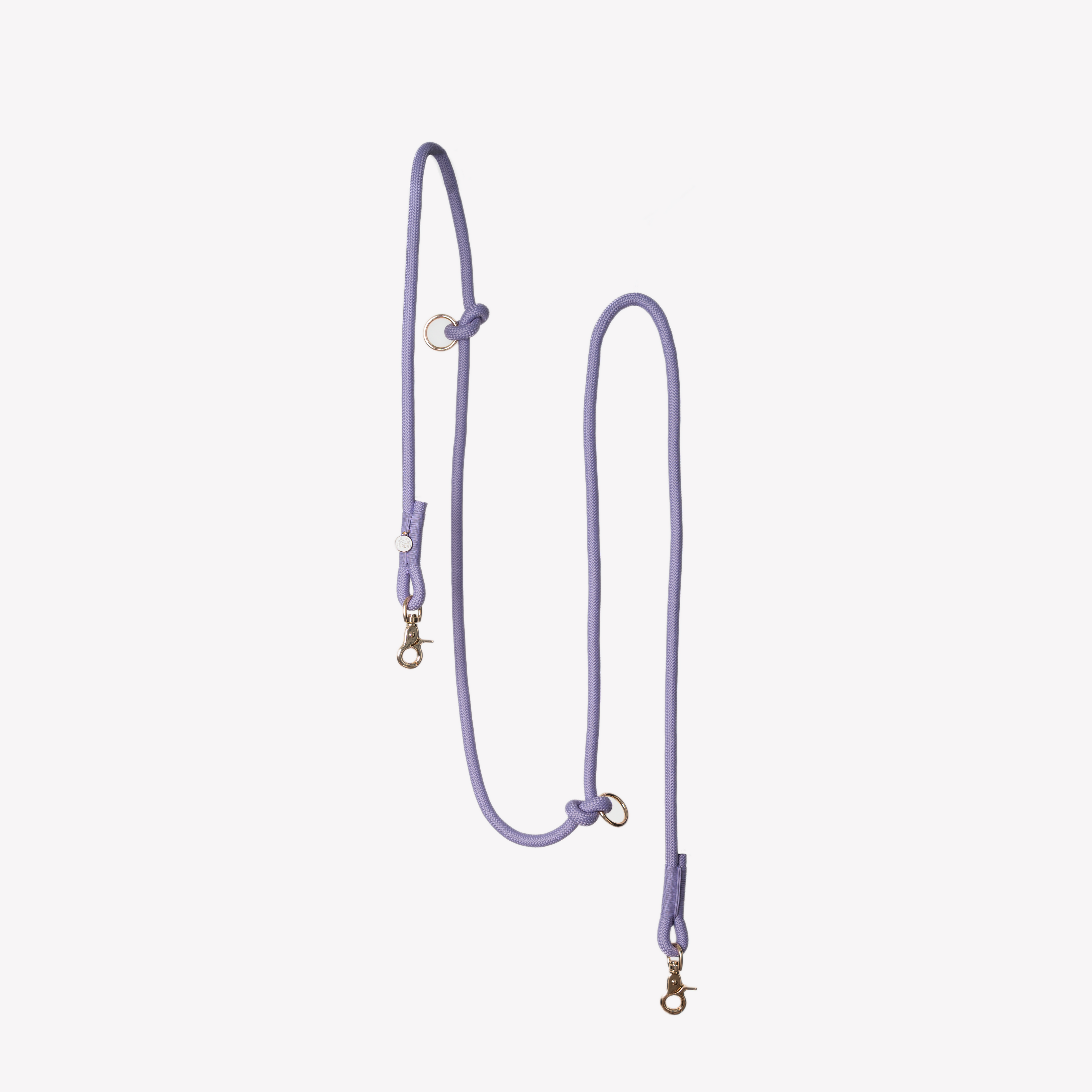 Hands-Free Braided Dog Leash in Lavender