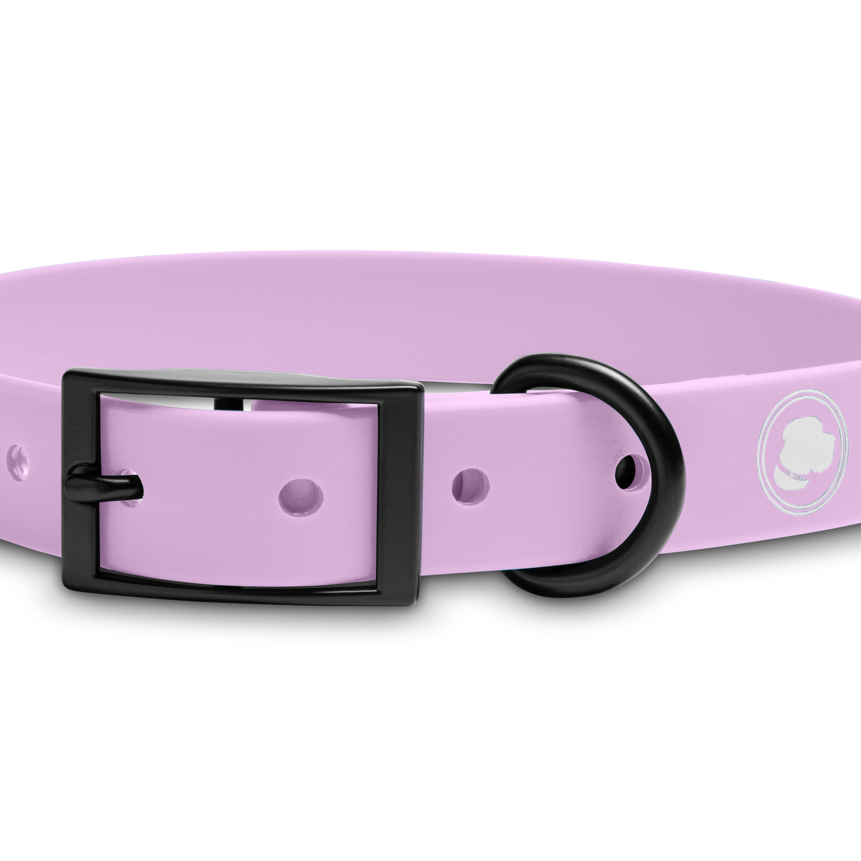 Blush Pink Weather and Odor Resistant Dog Collar