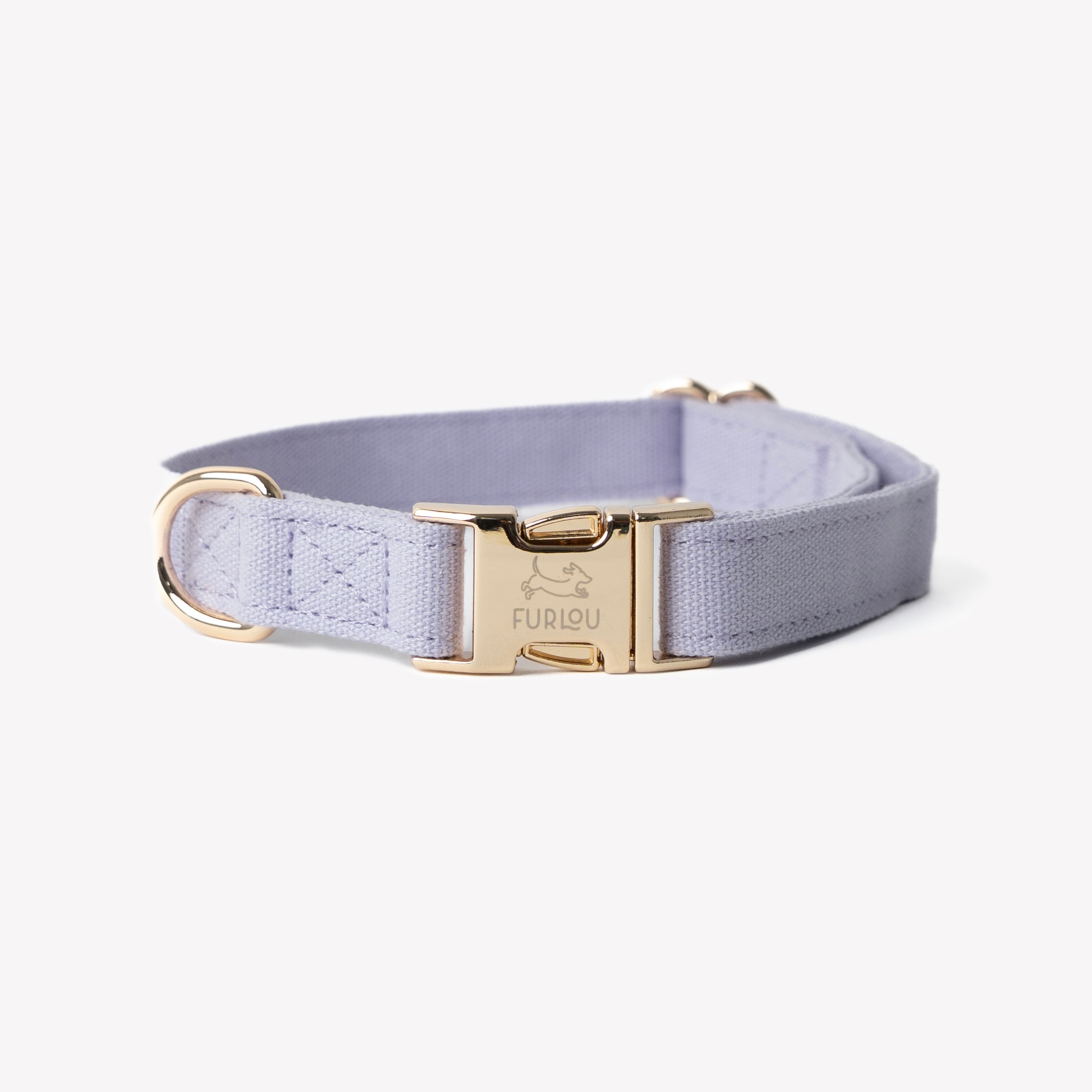 Canvas Dog Collar in Lavender