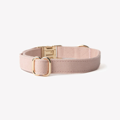 'Baby Pink' - Canvas Dog Collar
