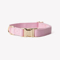 Canvas Dog Collar in Pink