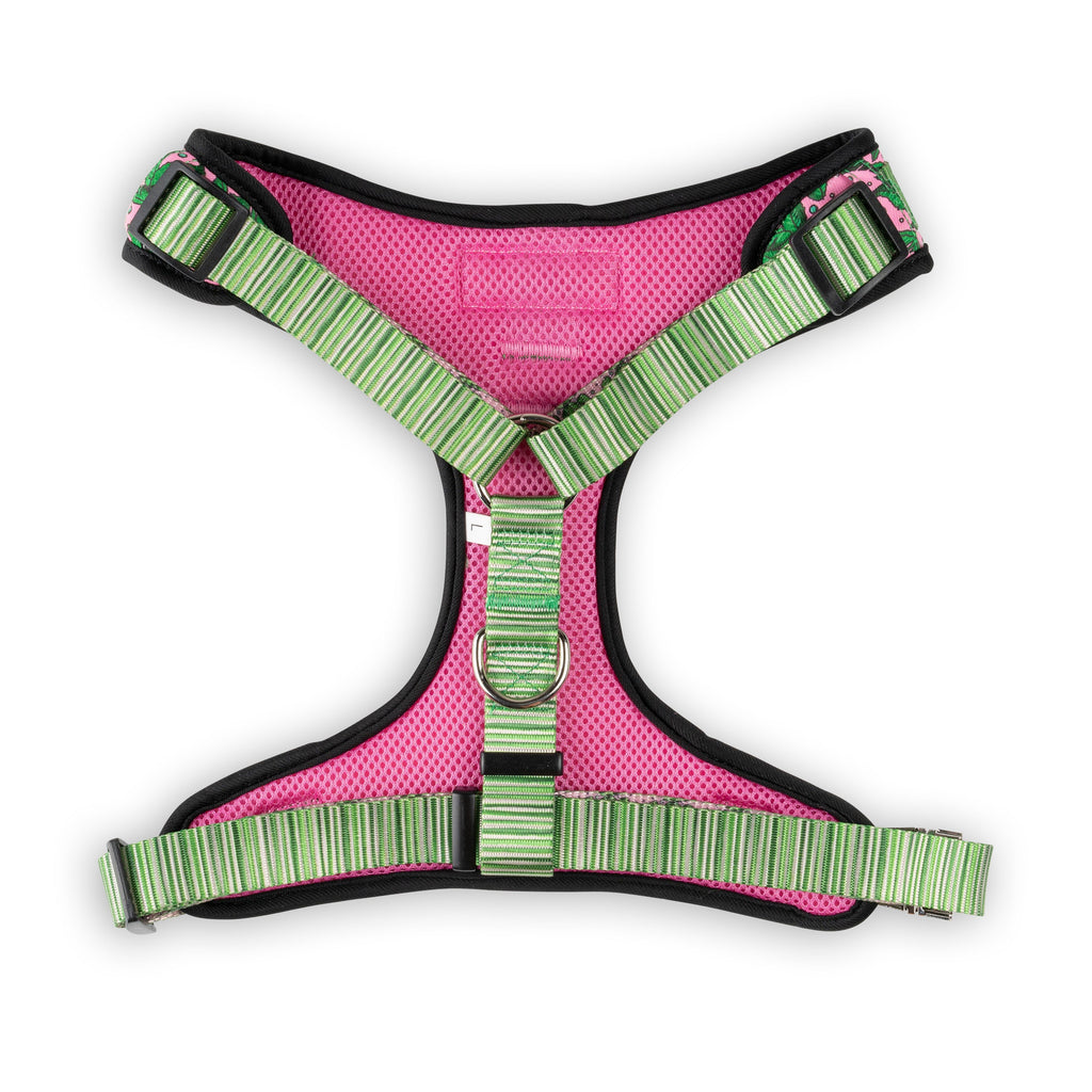 Pink Tropics Dog Harness