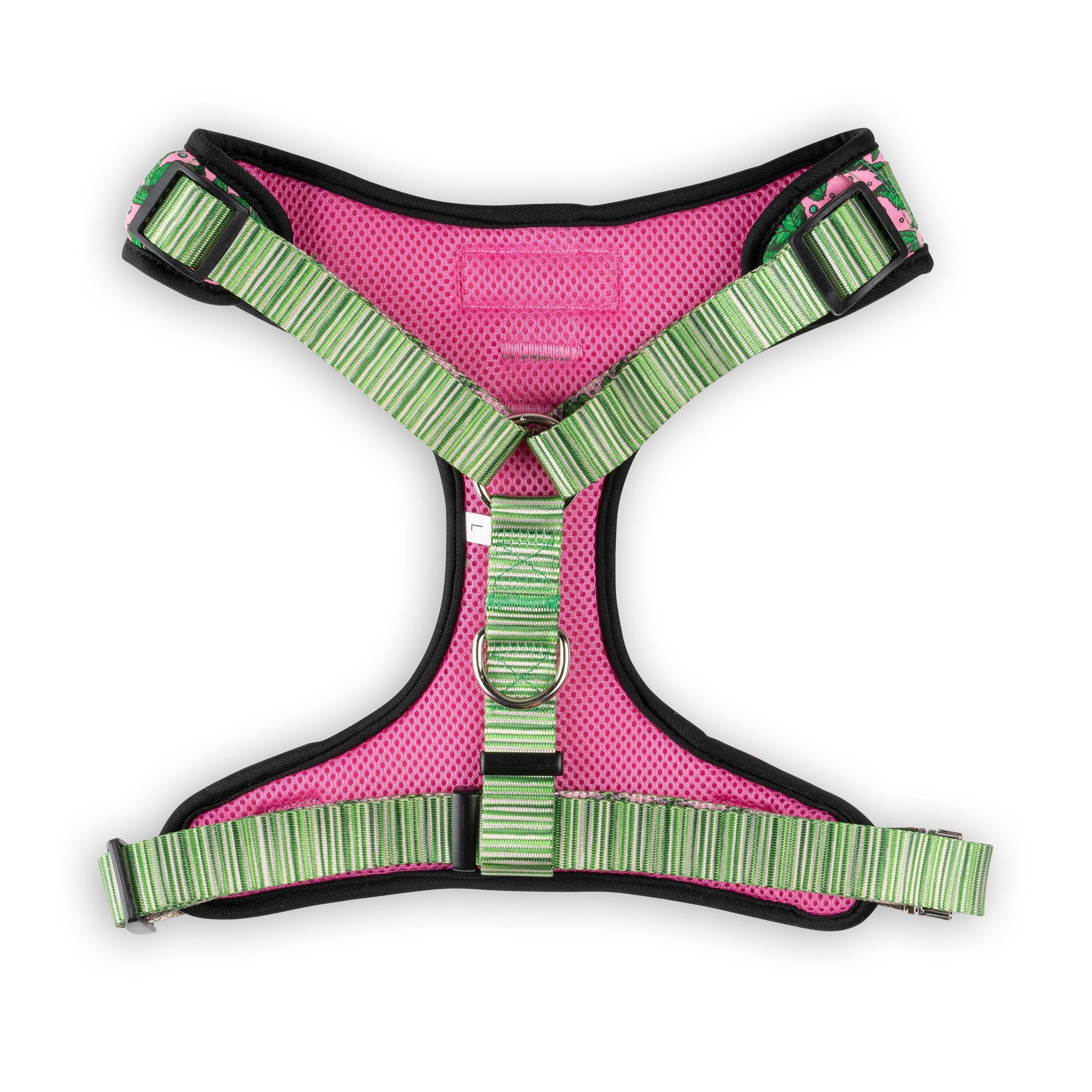 Pink Tropics Dog Harness