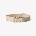 Canvas Dog Collar in Tan
