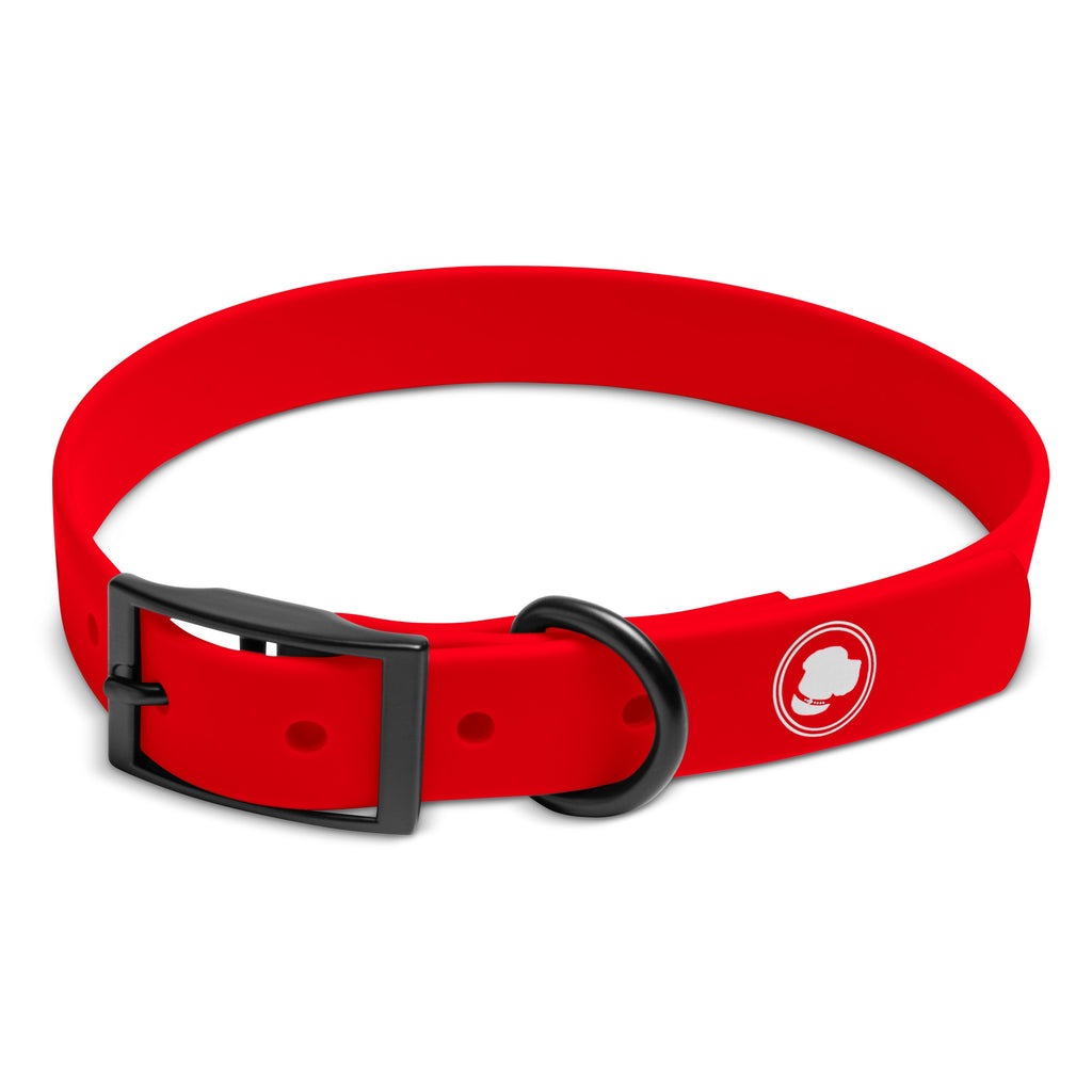 Ruby Red Weather and Odor Resistant Dog Collar