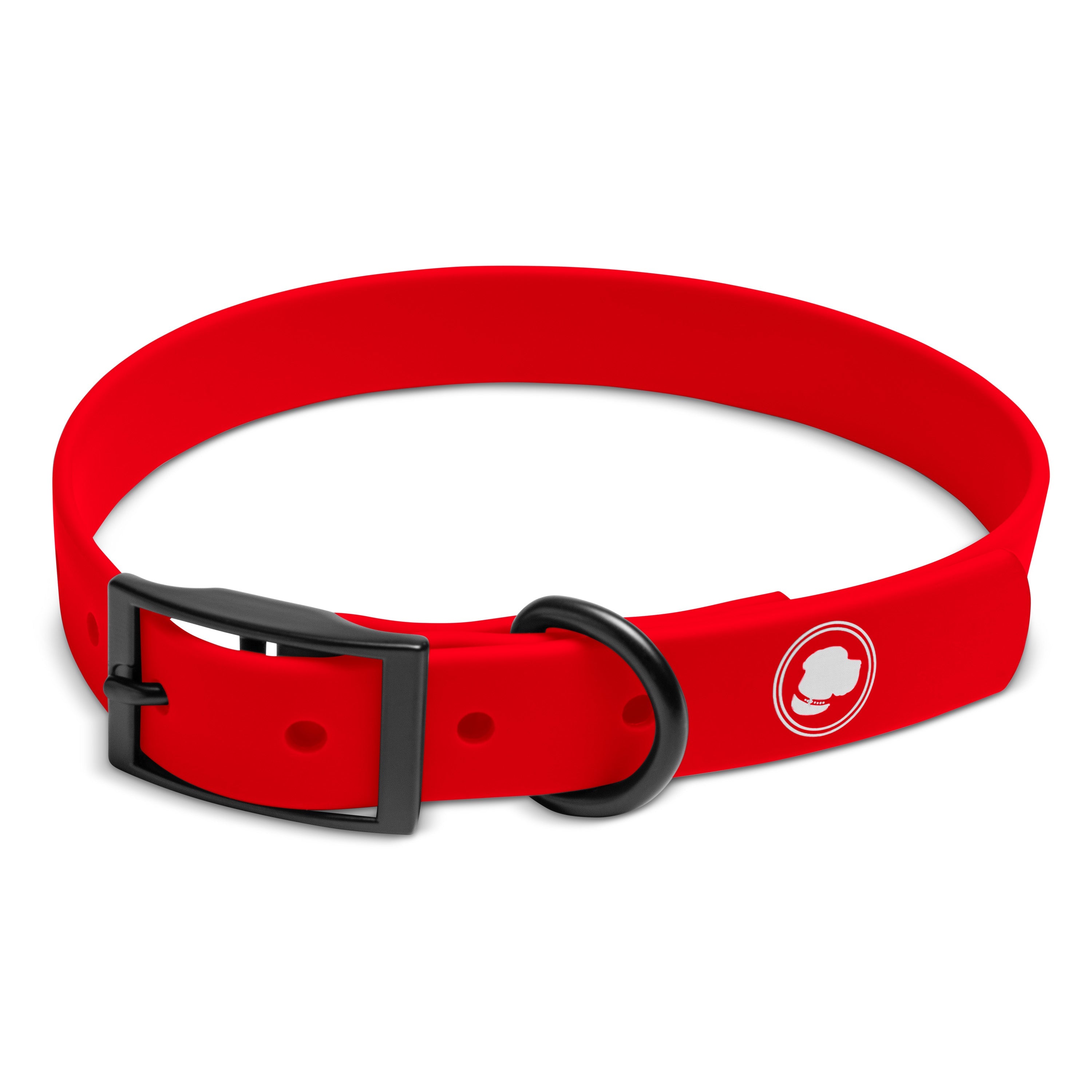 Ruby Red Weather and Odor Resistant Dog Collar