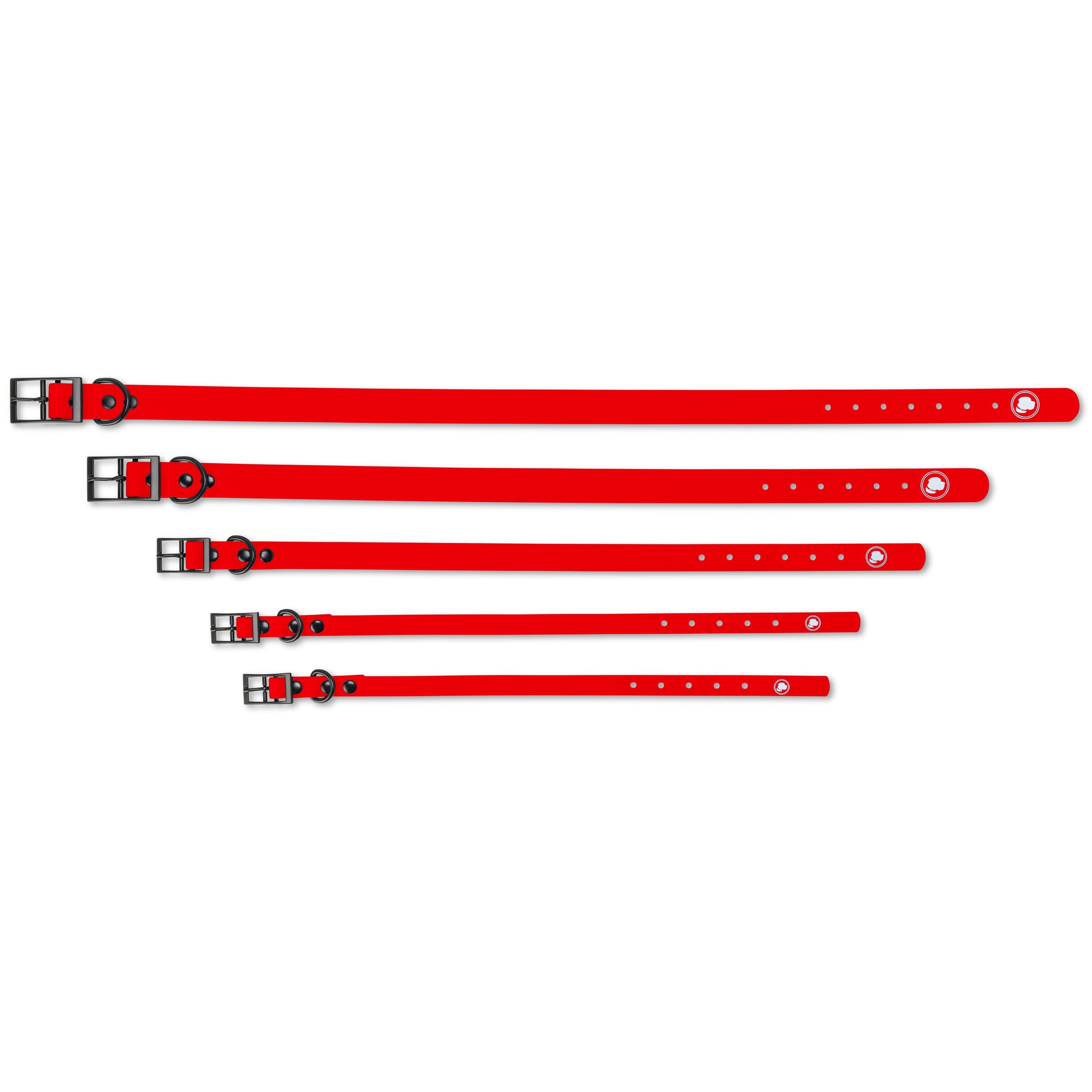 Ruby Red Weather and Odor Resistant Dog Collar