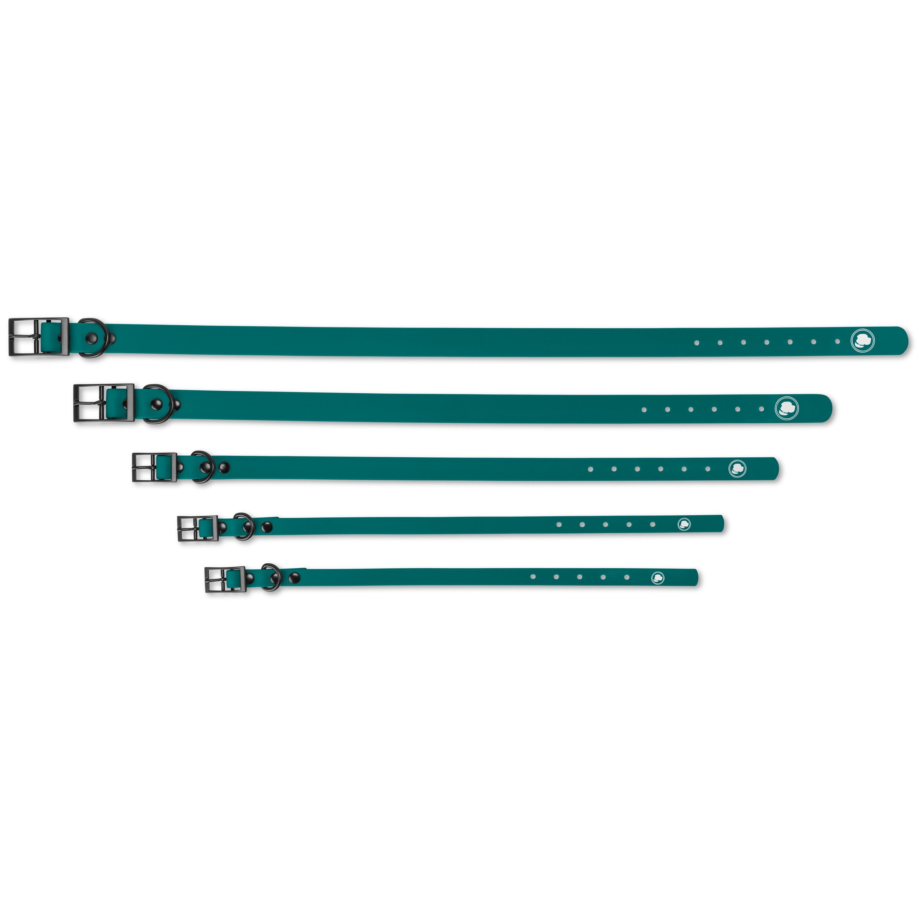 Forest Green Weather and Odor Resistant Dog Collar