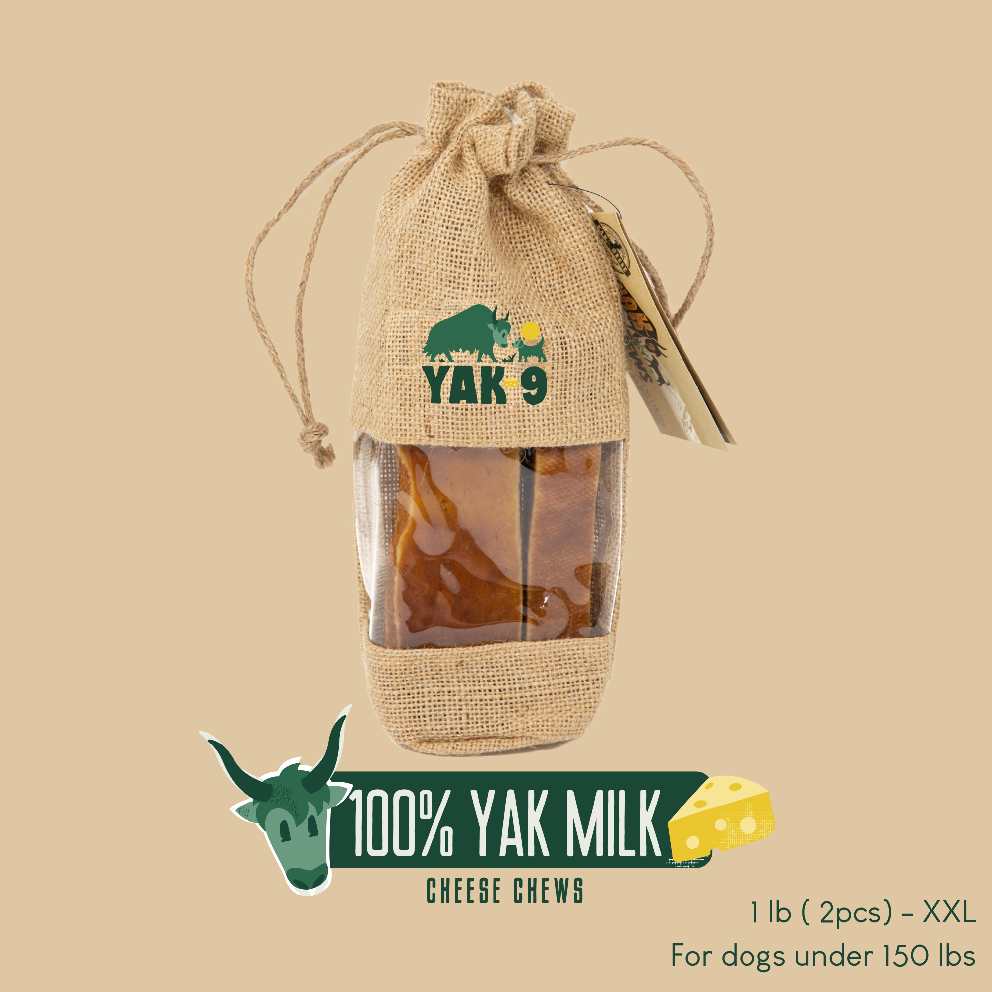 Yak9 Chews - 100% Yak Milk