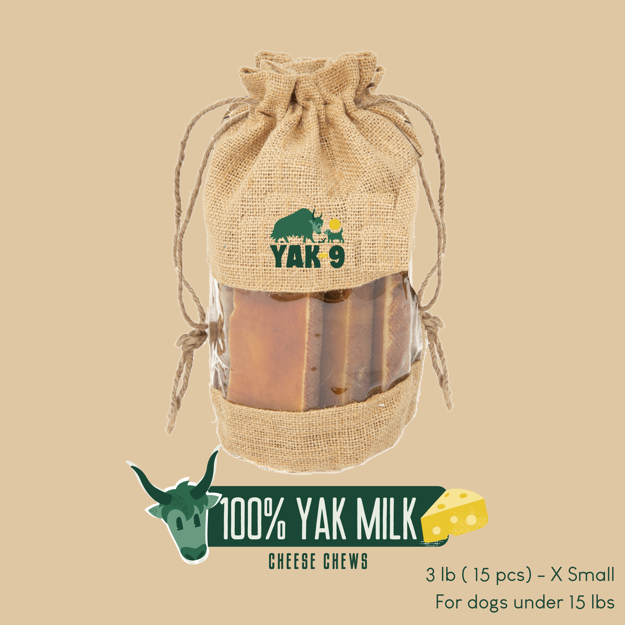 Yak9 Chews - 100% Yak Milk