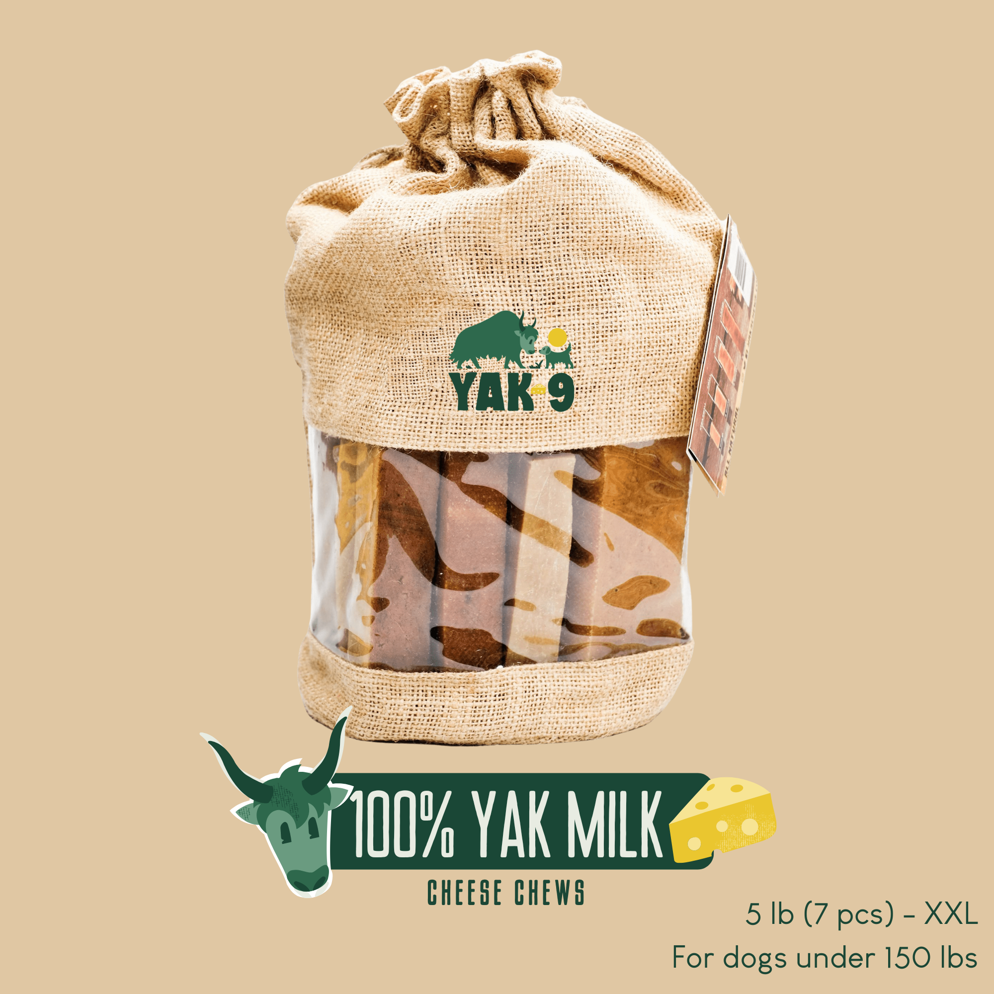 Yak9 Chews - 100% Yak Milk