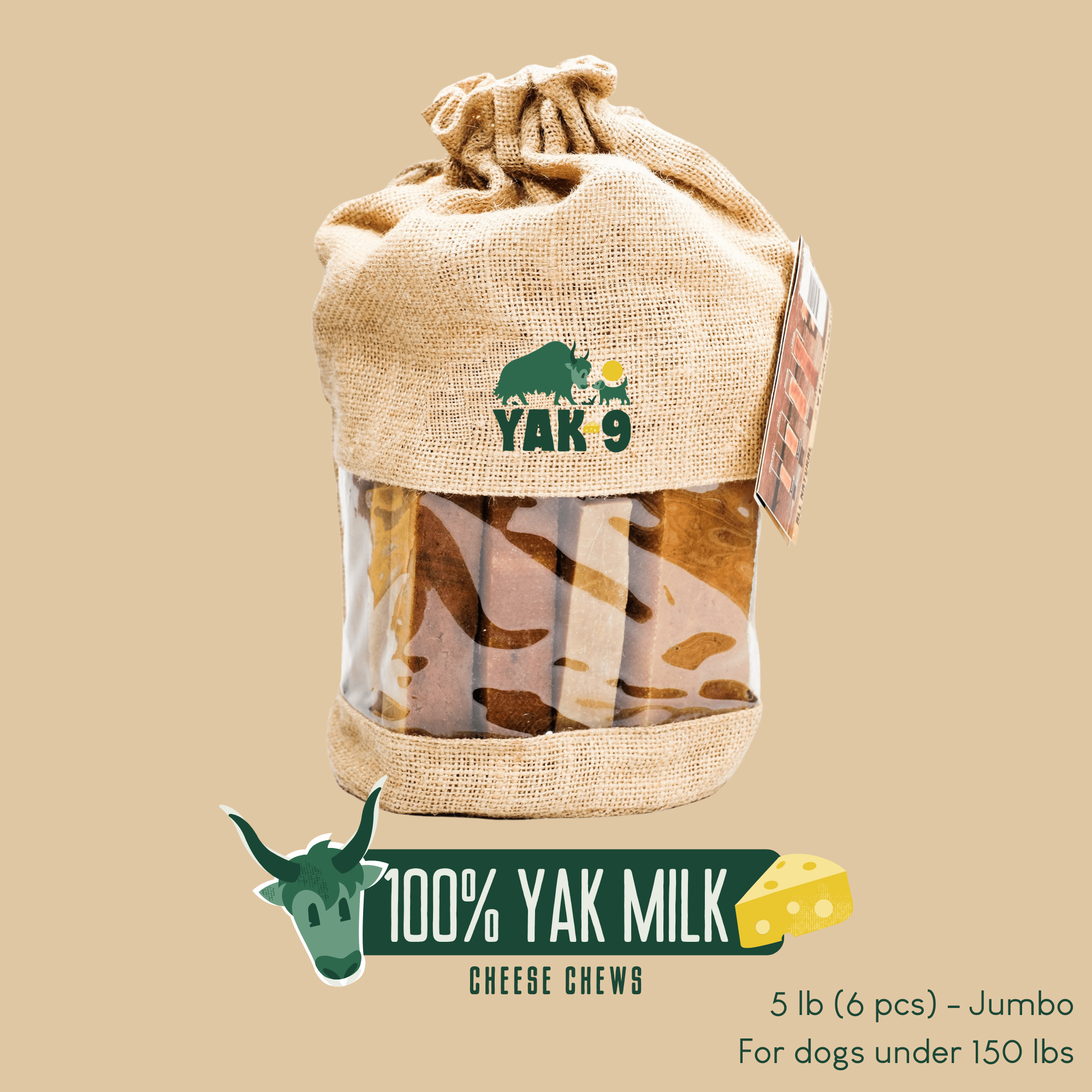 Yak9 Chews - 100% Yak Milk