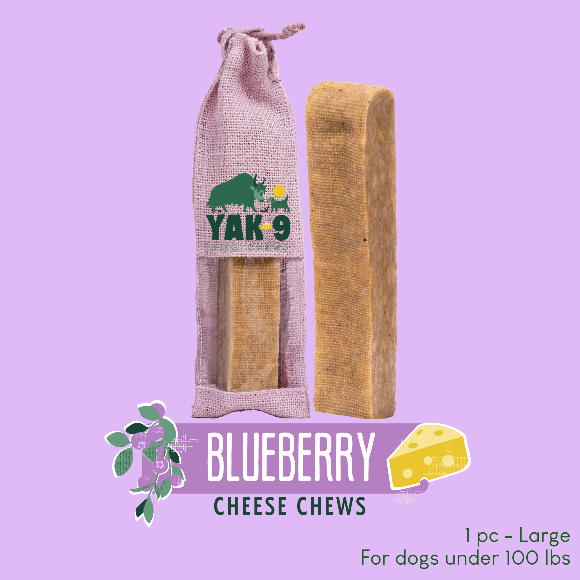 Yak9 Chews - Blueberry