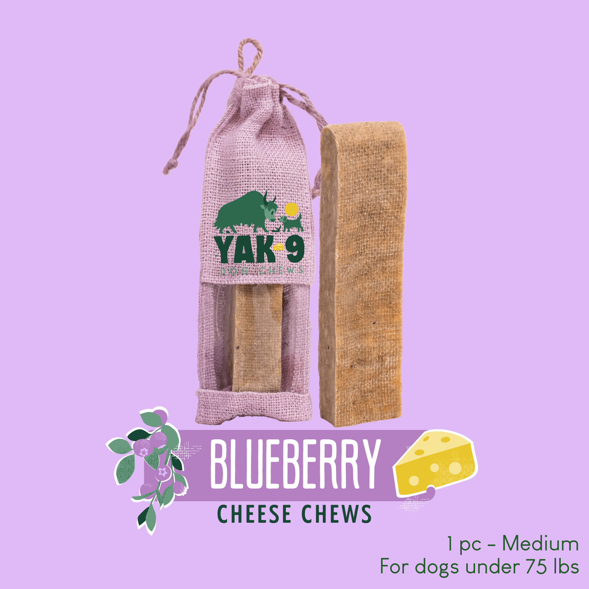 Yak9 Chews - Blueberry
