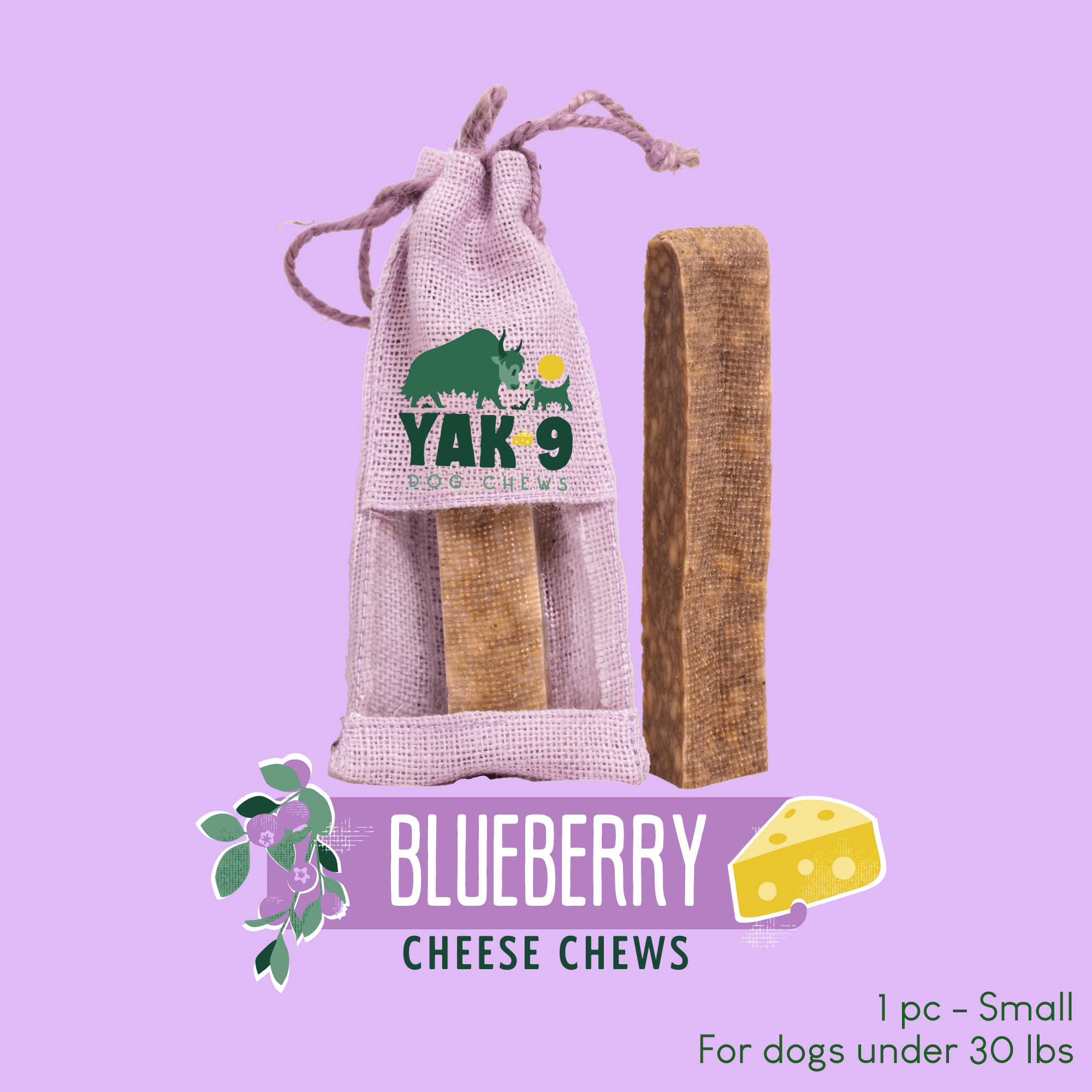 Yak9 Chews - Blueberry