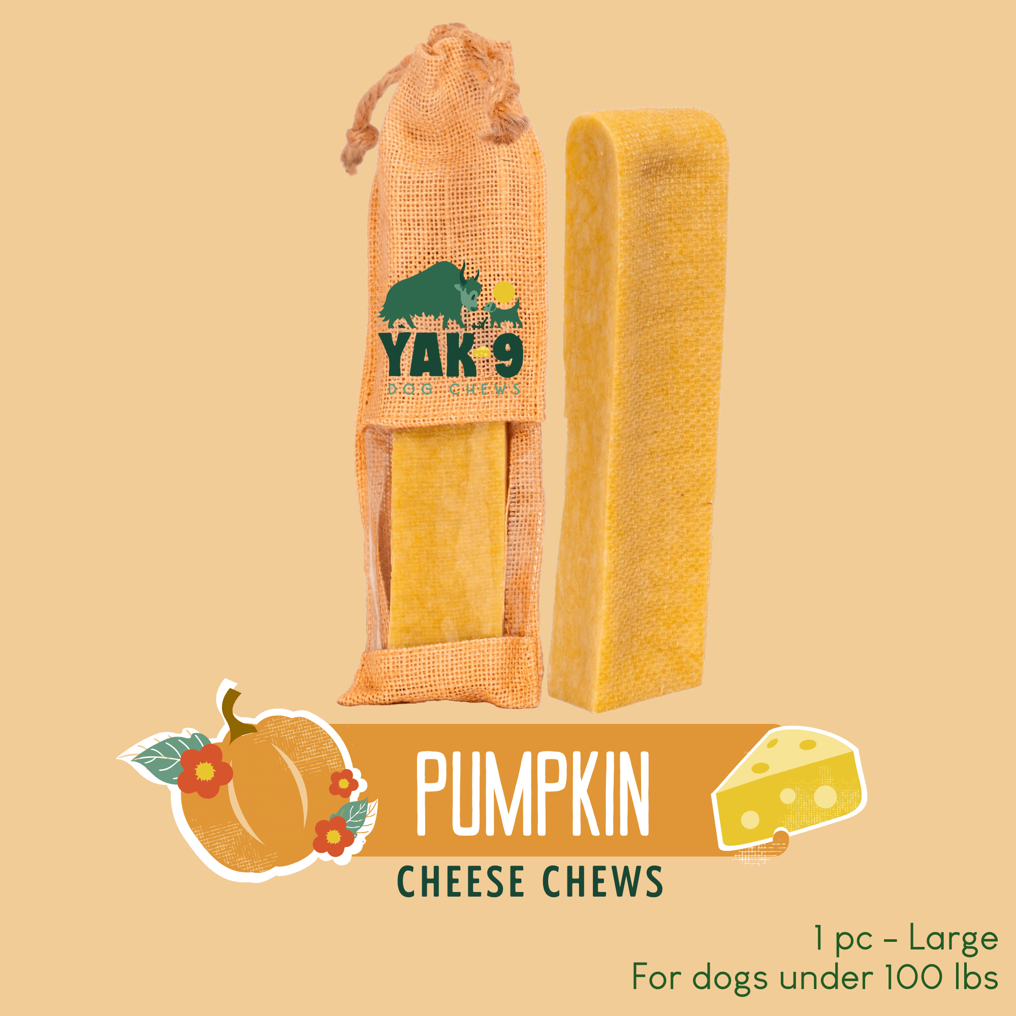 Yak9 Chews - Pumpkin
