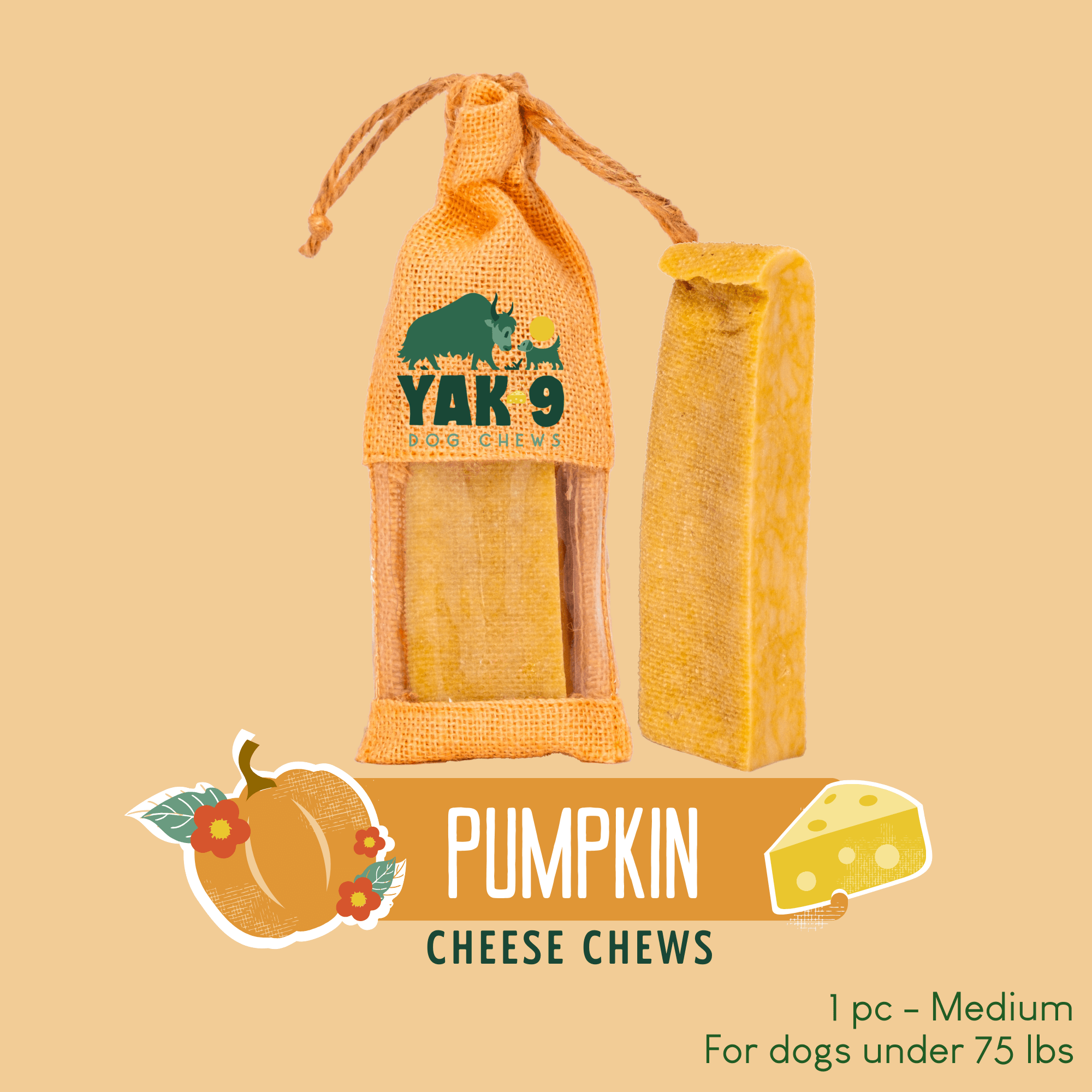 Yak9 Chews - Pumpkin