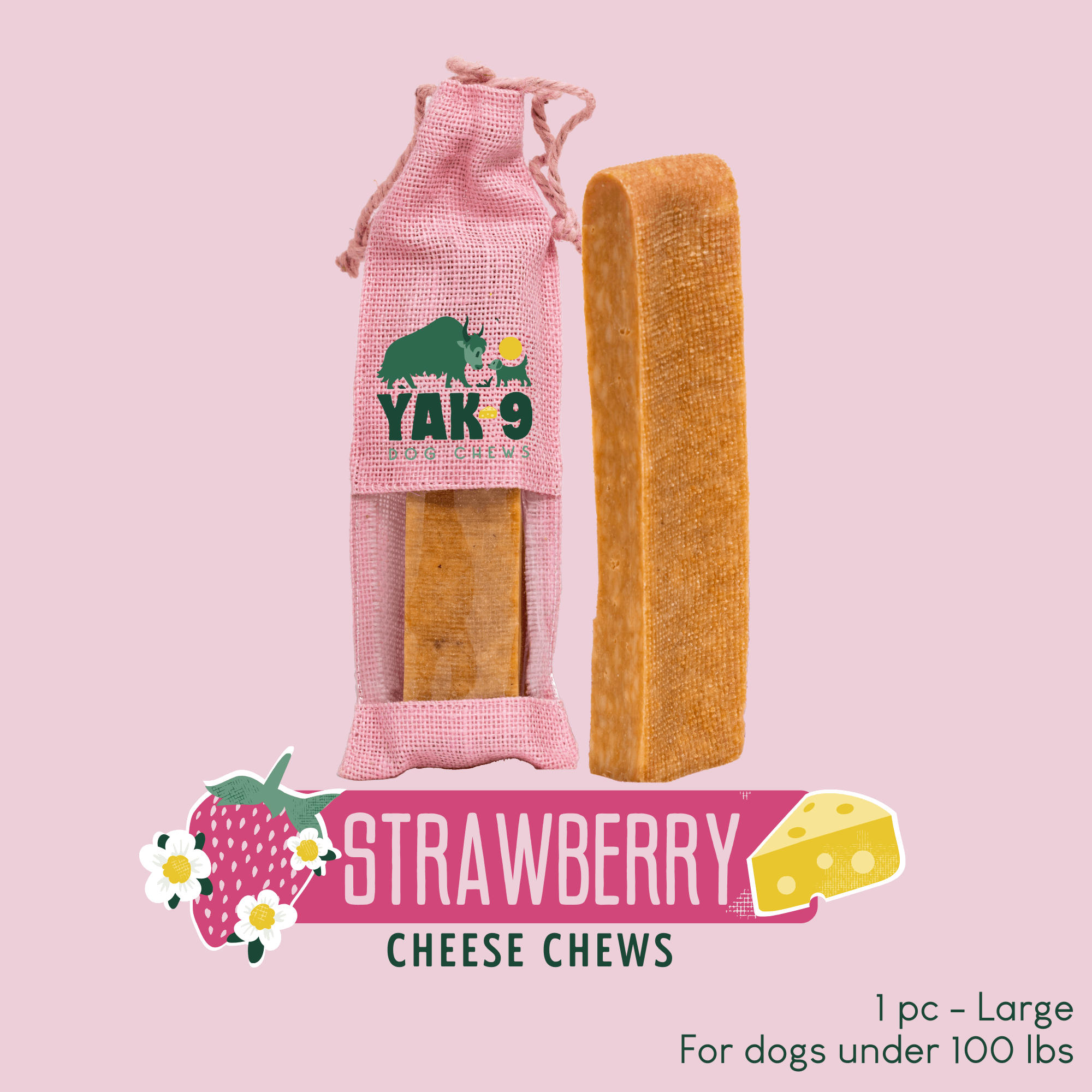 Yak9 Chews - Strawberry