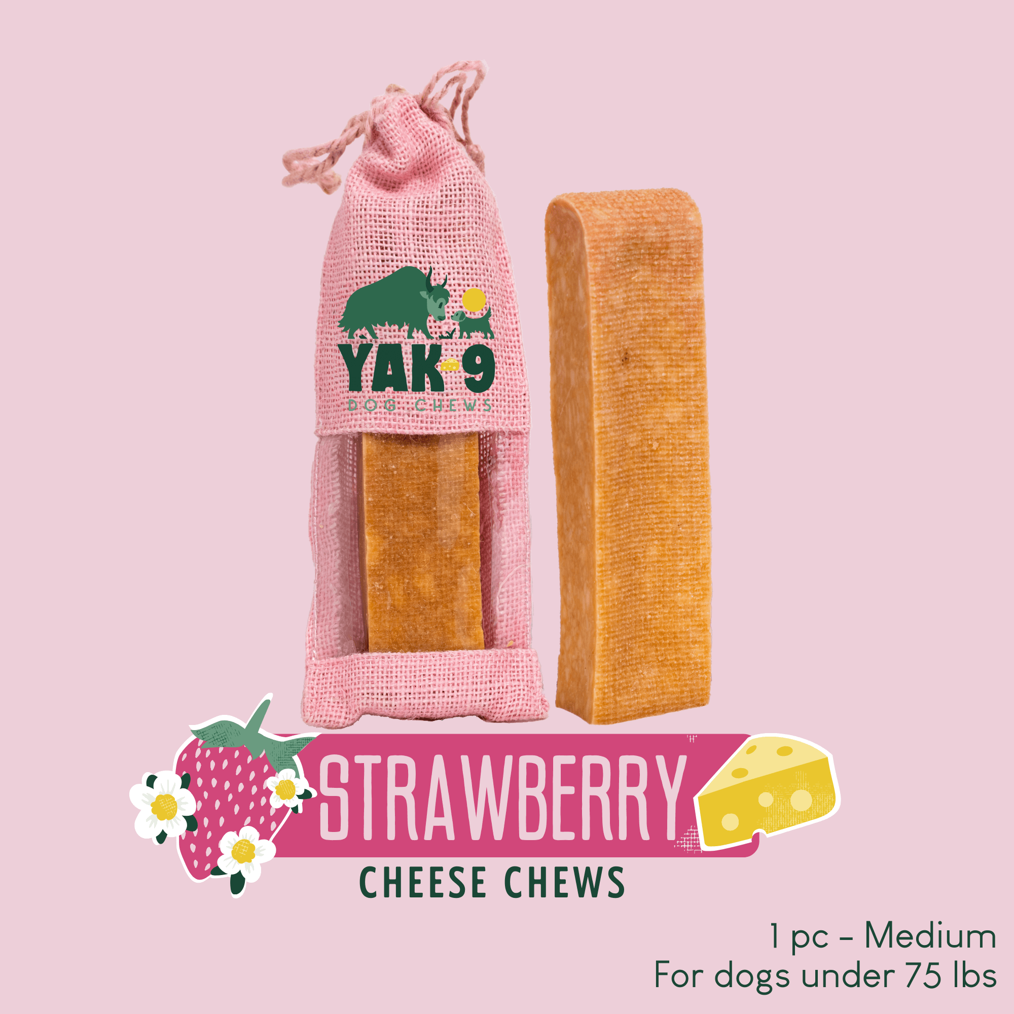 Yak9 Chews - Strawberry