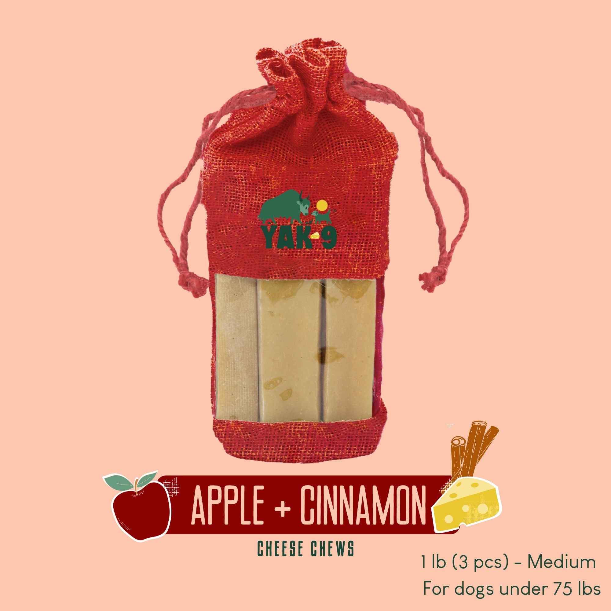 Yak9 Chews - Apple Cinnamon