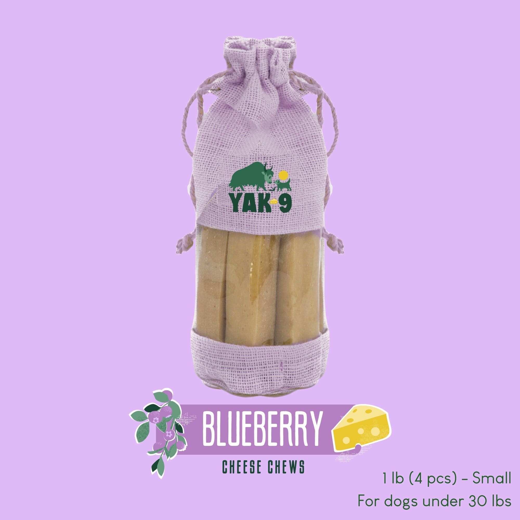 Yak9 Chews - Blueberry