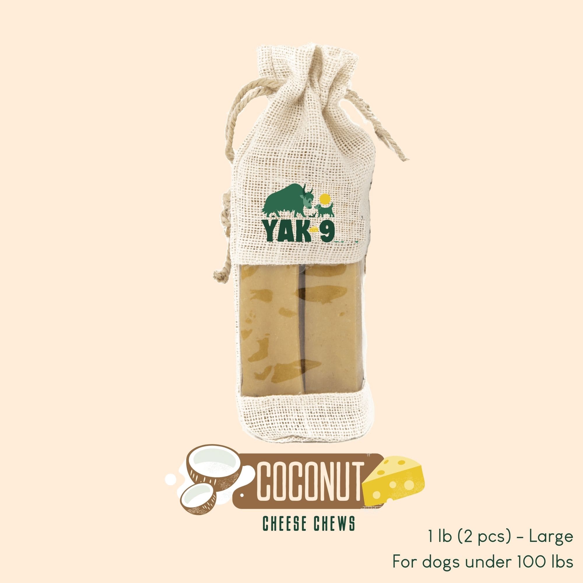 Yak9 Chews - Coconut Cheese