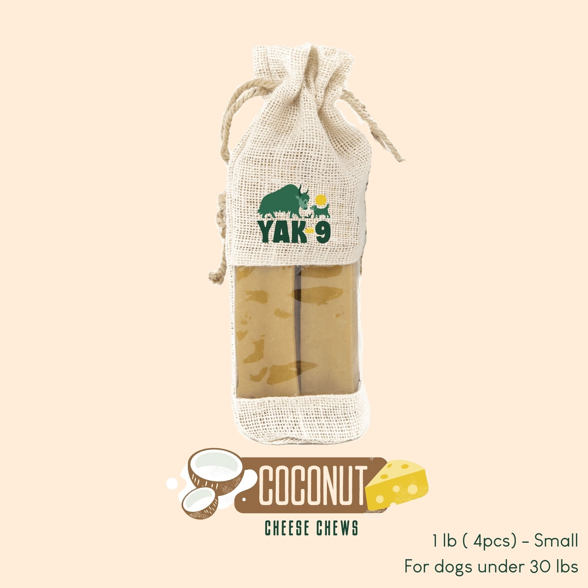 Yak9 Chews - Coconut Cheese