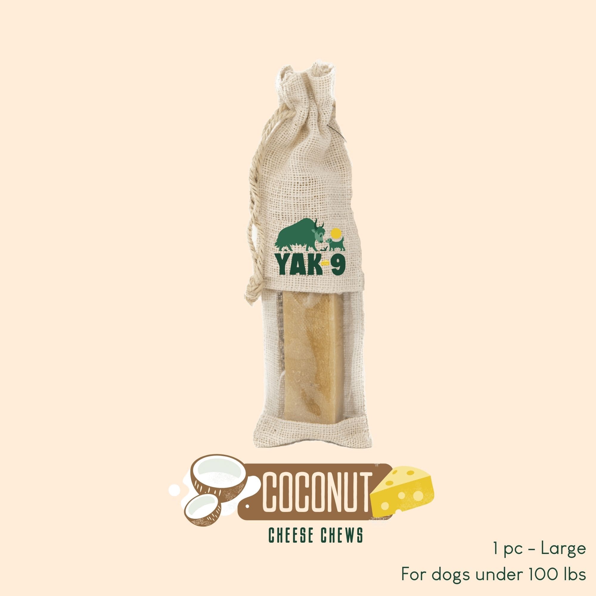 Yak9 Chews - Coconut Cheese