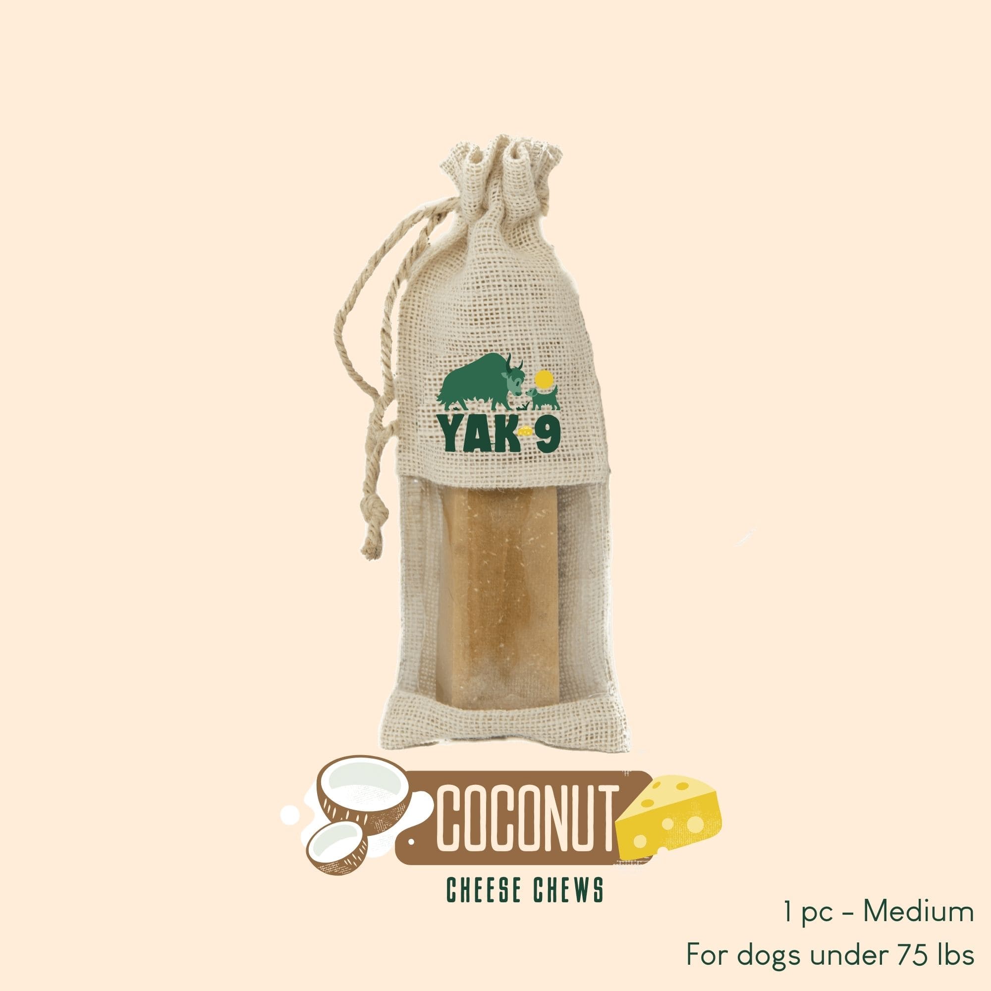 Yak9 Chews - Coconut Cheese