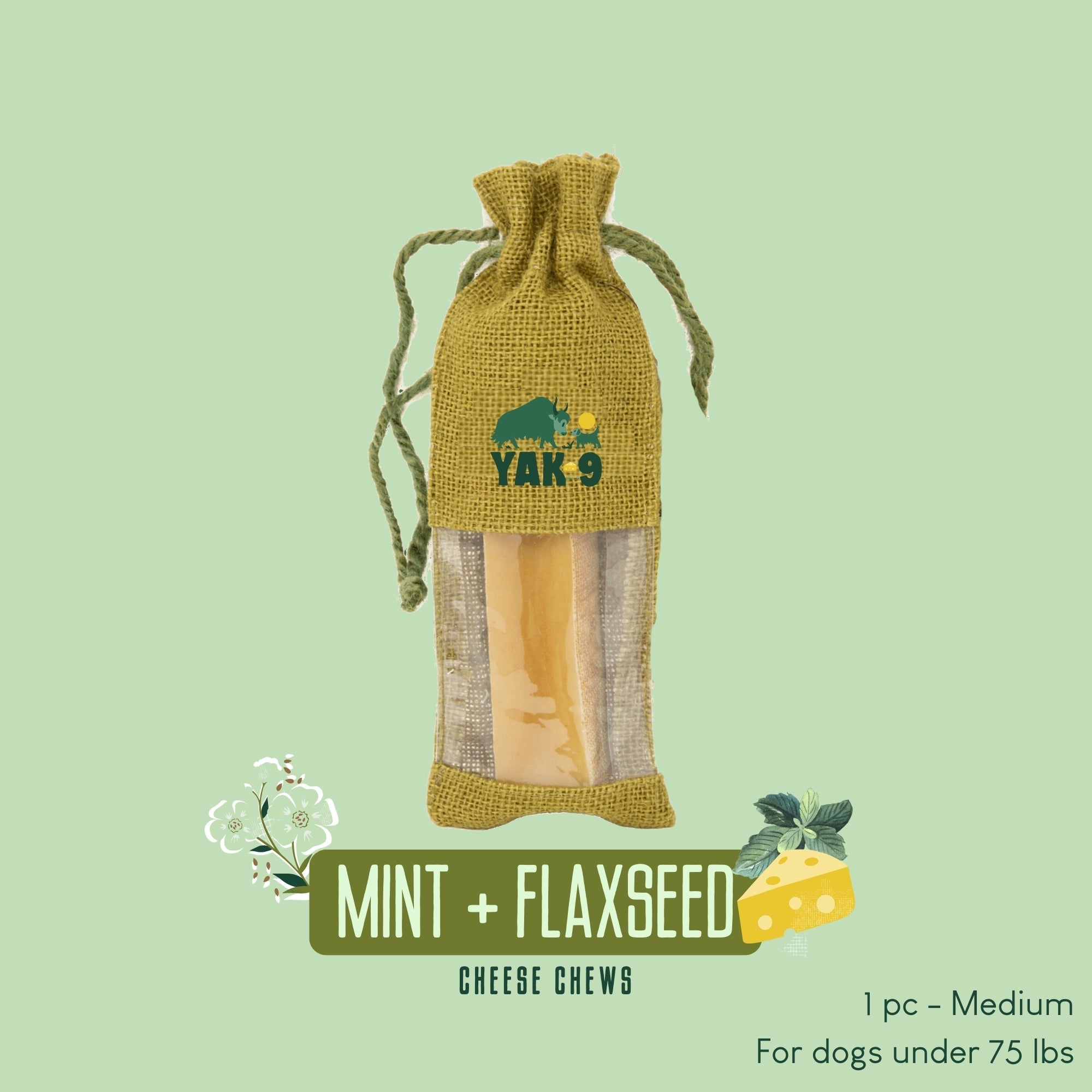 Yak9 Chews - Flaxseed & Mint