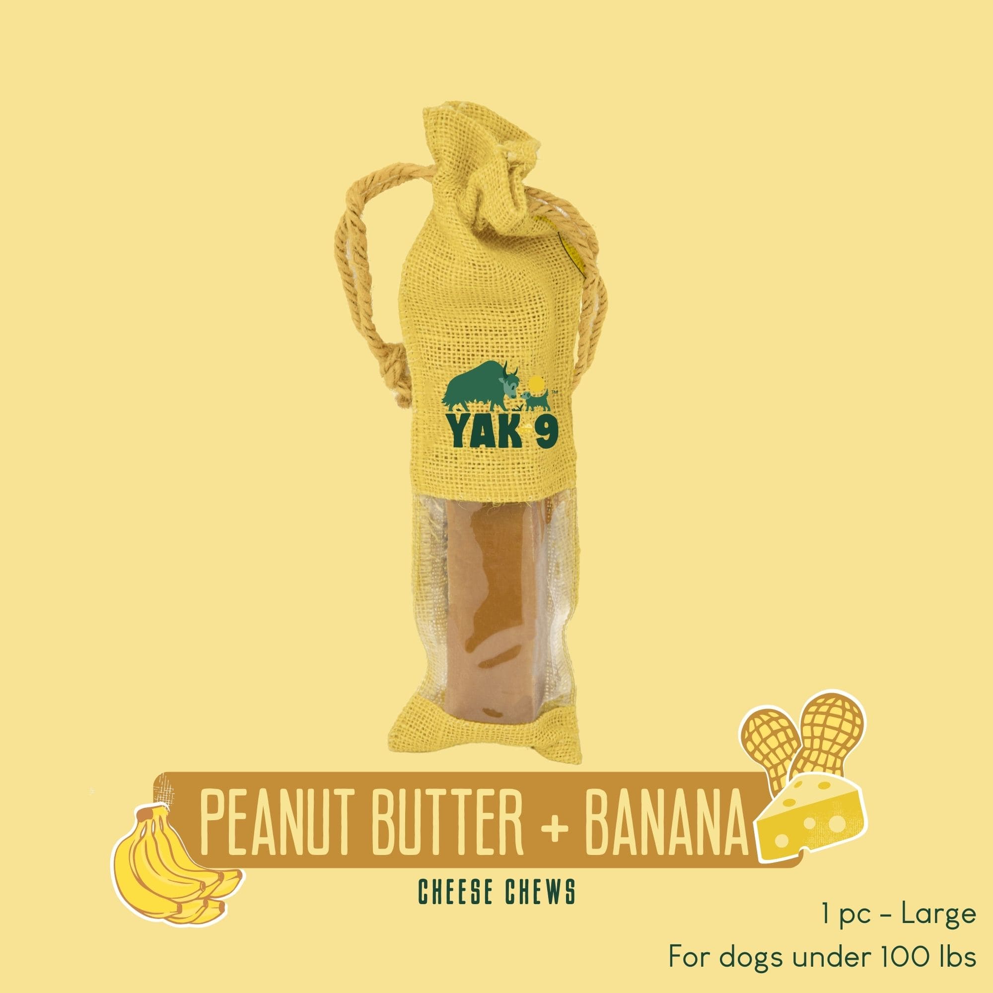 Yak9 Chews - Peanut Butter Banana