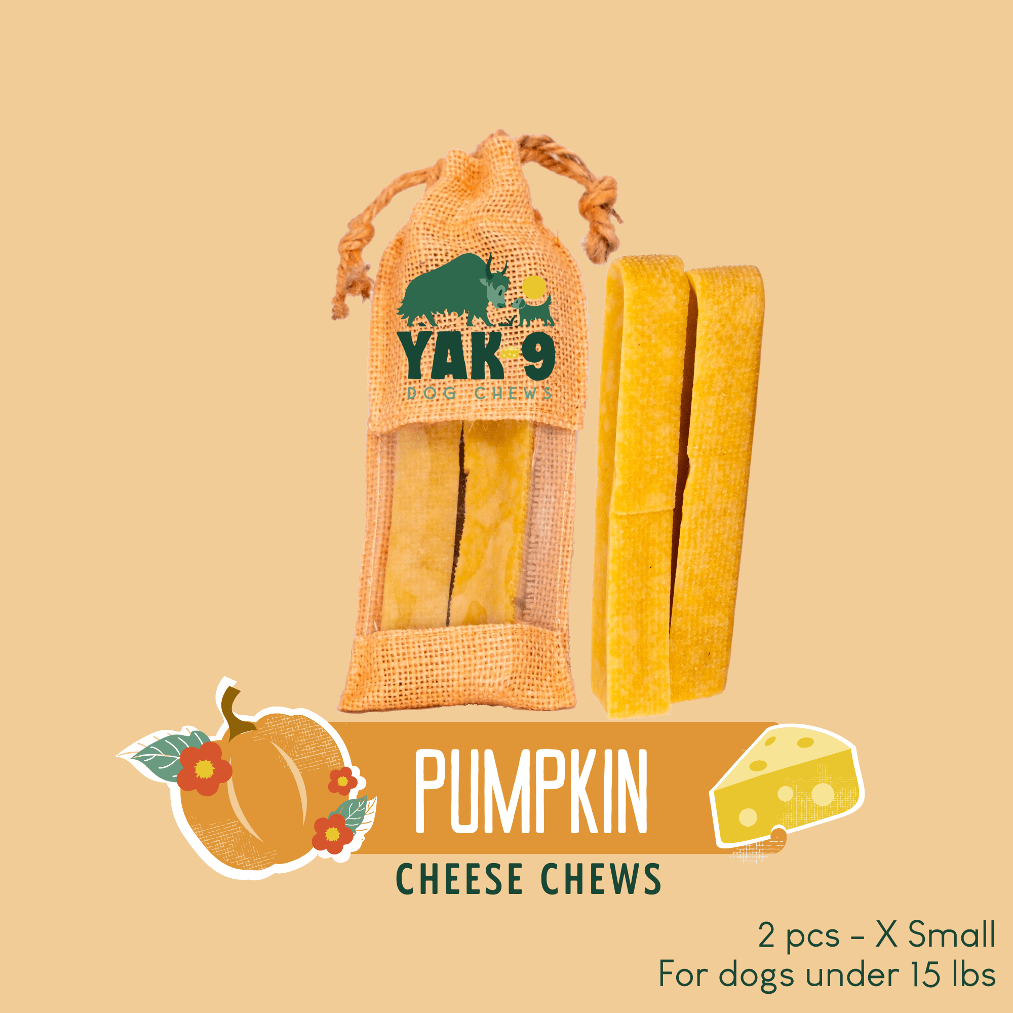 Yak9 Chews - Pumpkin