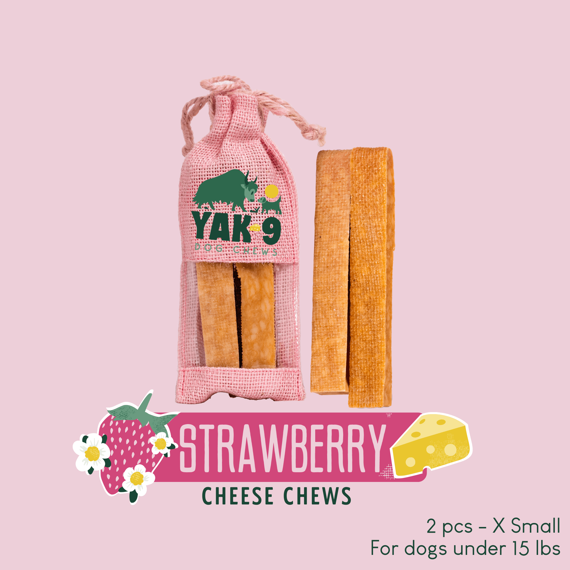 Yak9 Chews - Strawberry