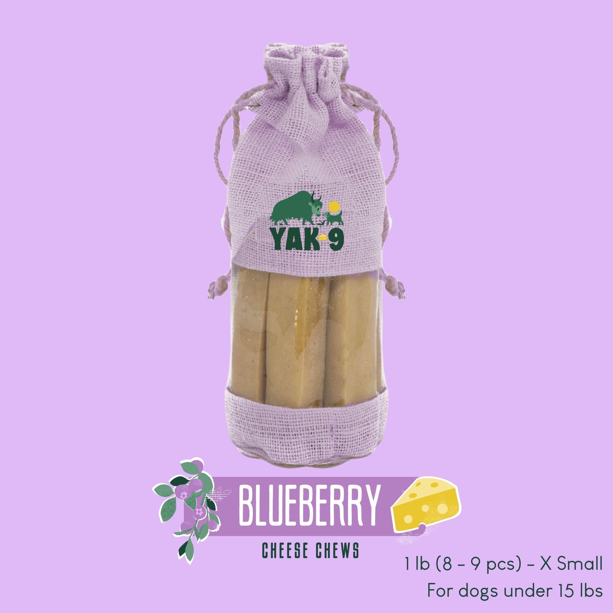 Yak9 Chews - Blueberry