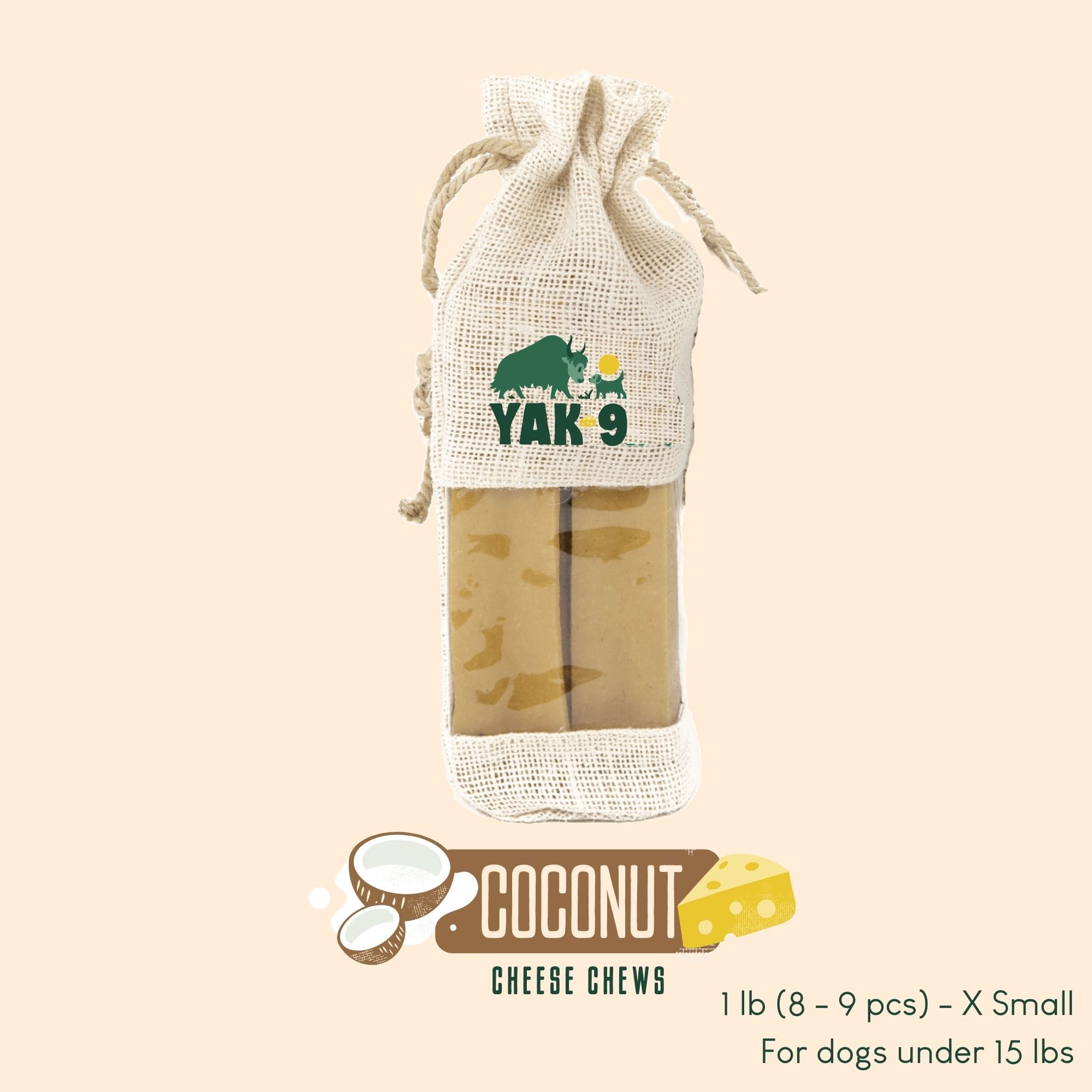 Yak9 Chews - Coconut Cheese