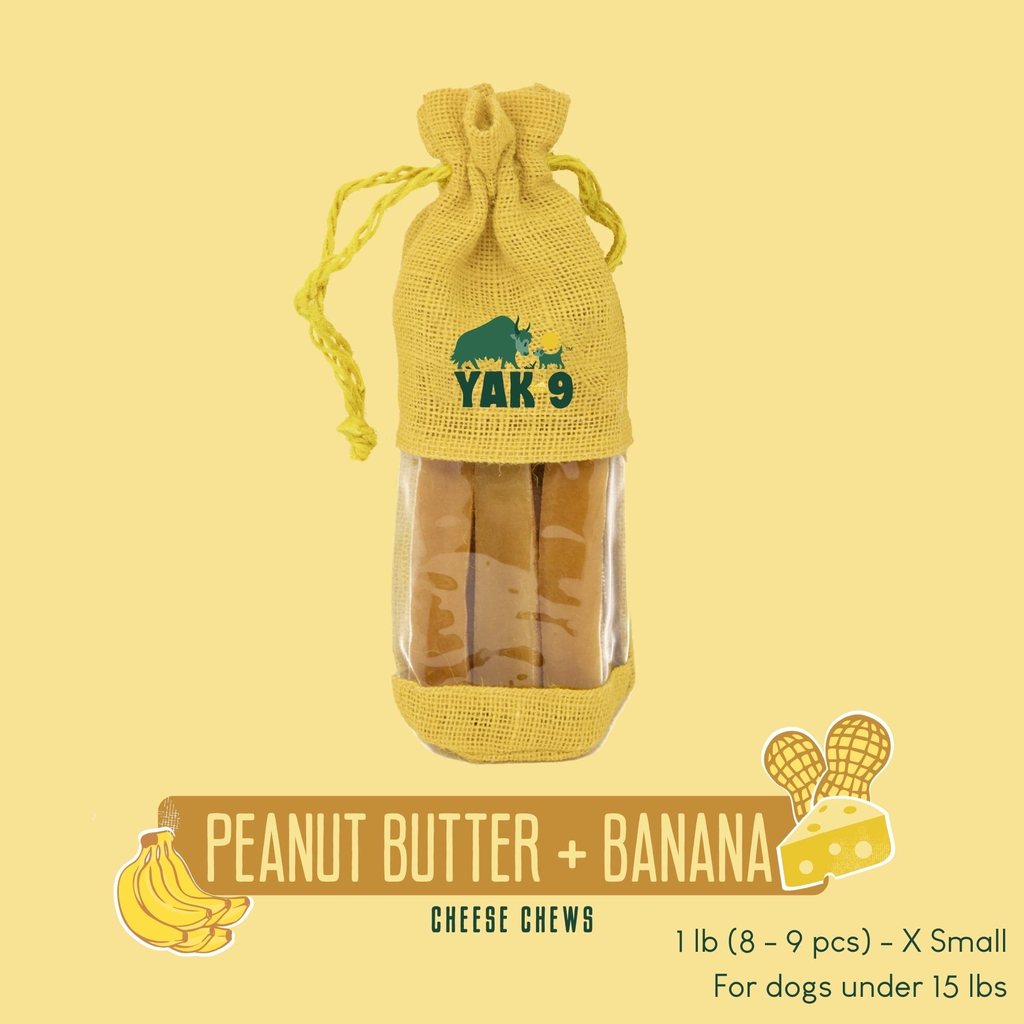 Yak9 Chews - Peanut Butter Banana