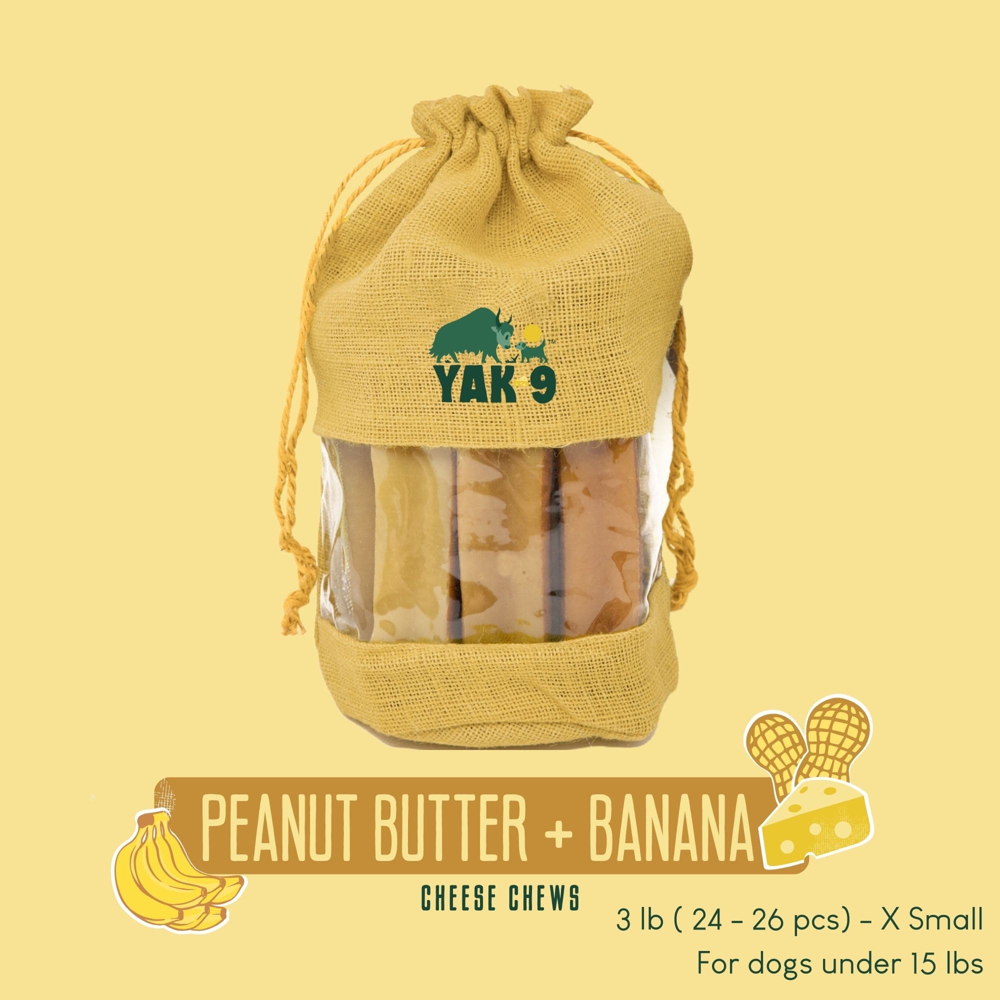 Yak9 Chews - Peanut Butter Banana