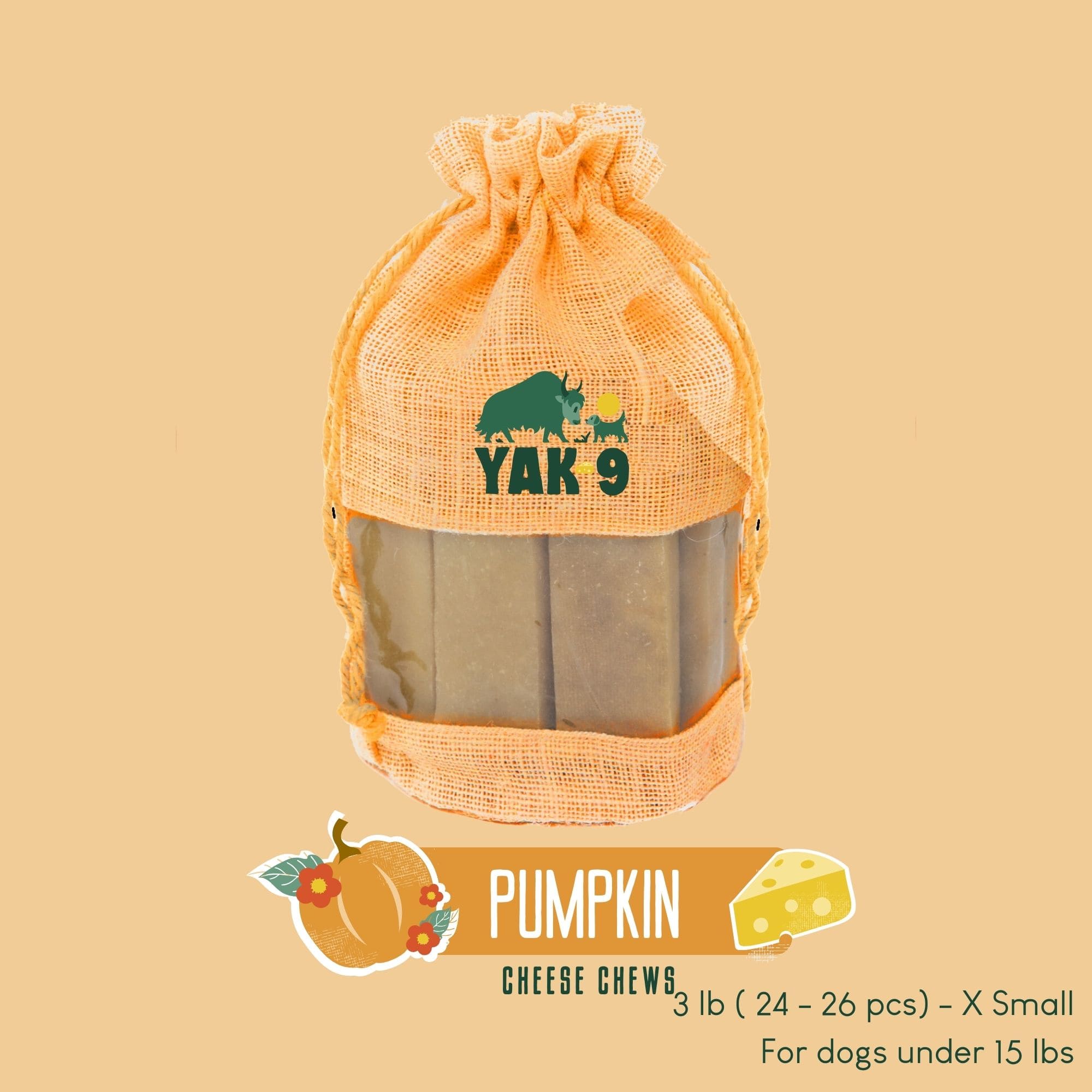 Yak9 Chews - Pumpkin