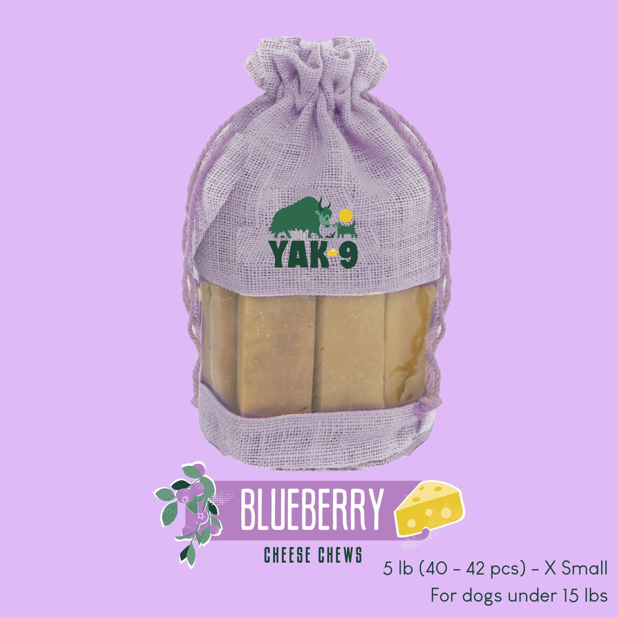 Yak9 Chews - Blueberry