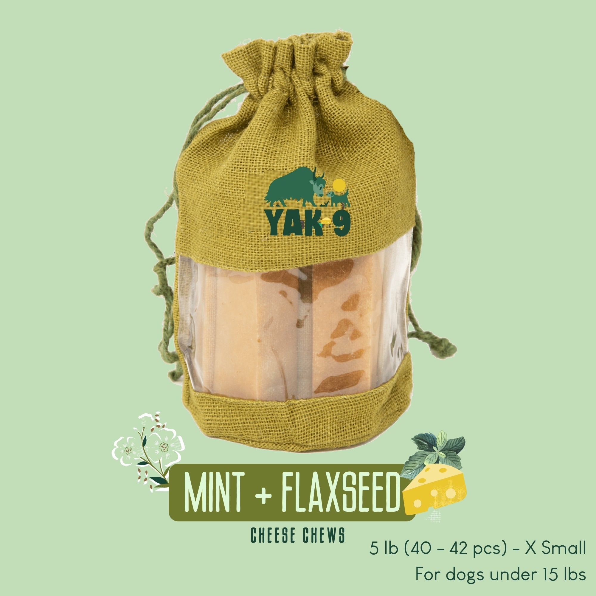 Yak9 Chews - Flaxseed & Mint