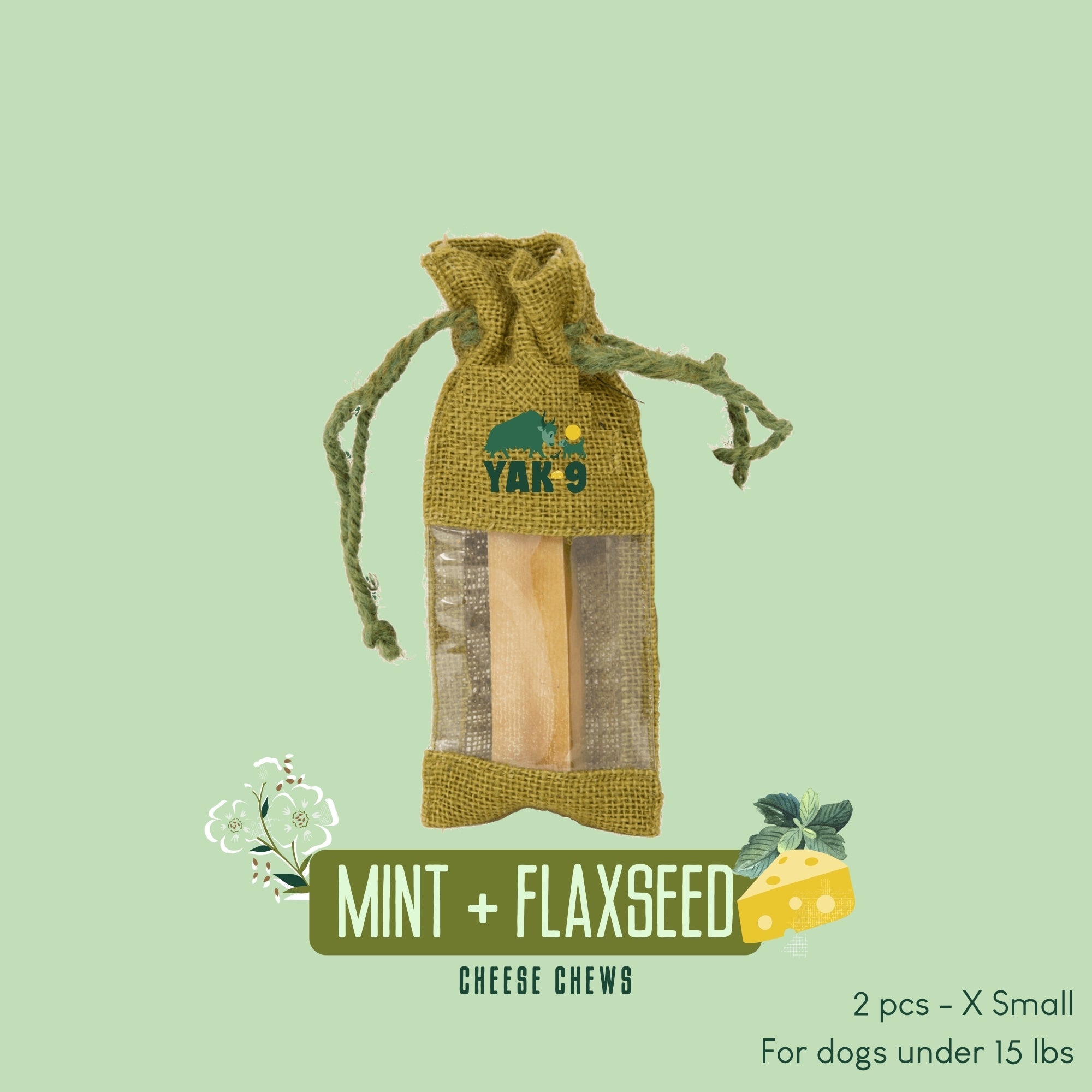 Yak9 Chews - Flaxseed & Mint
