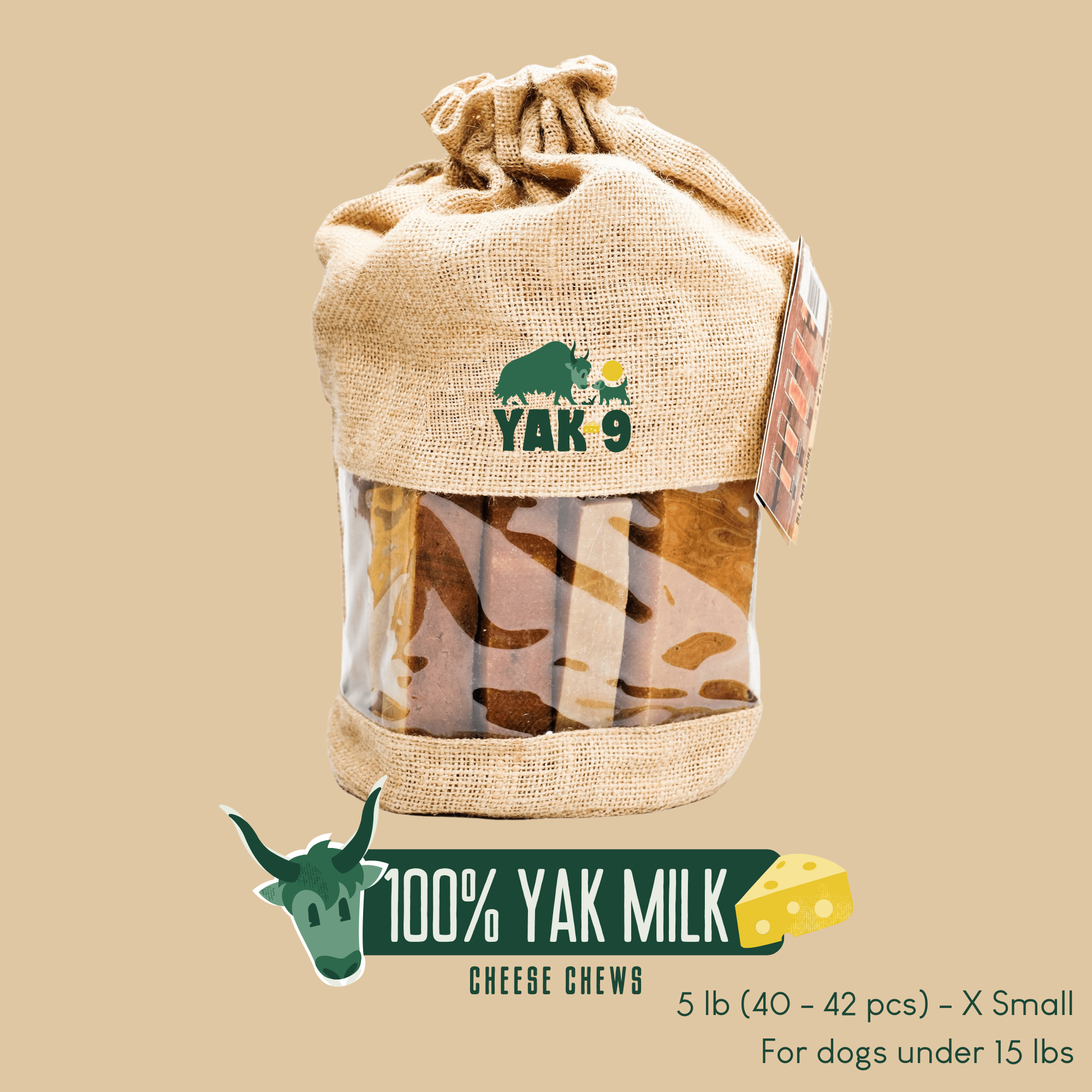 Yak9 Chews - 100% Yak Milk