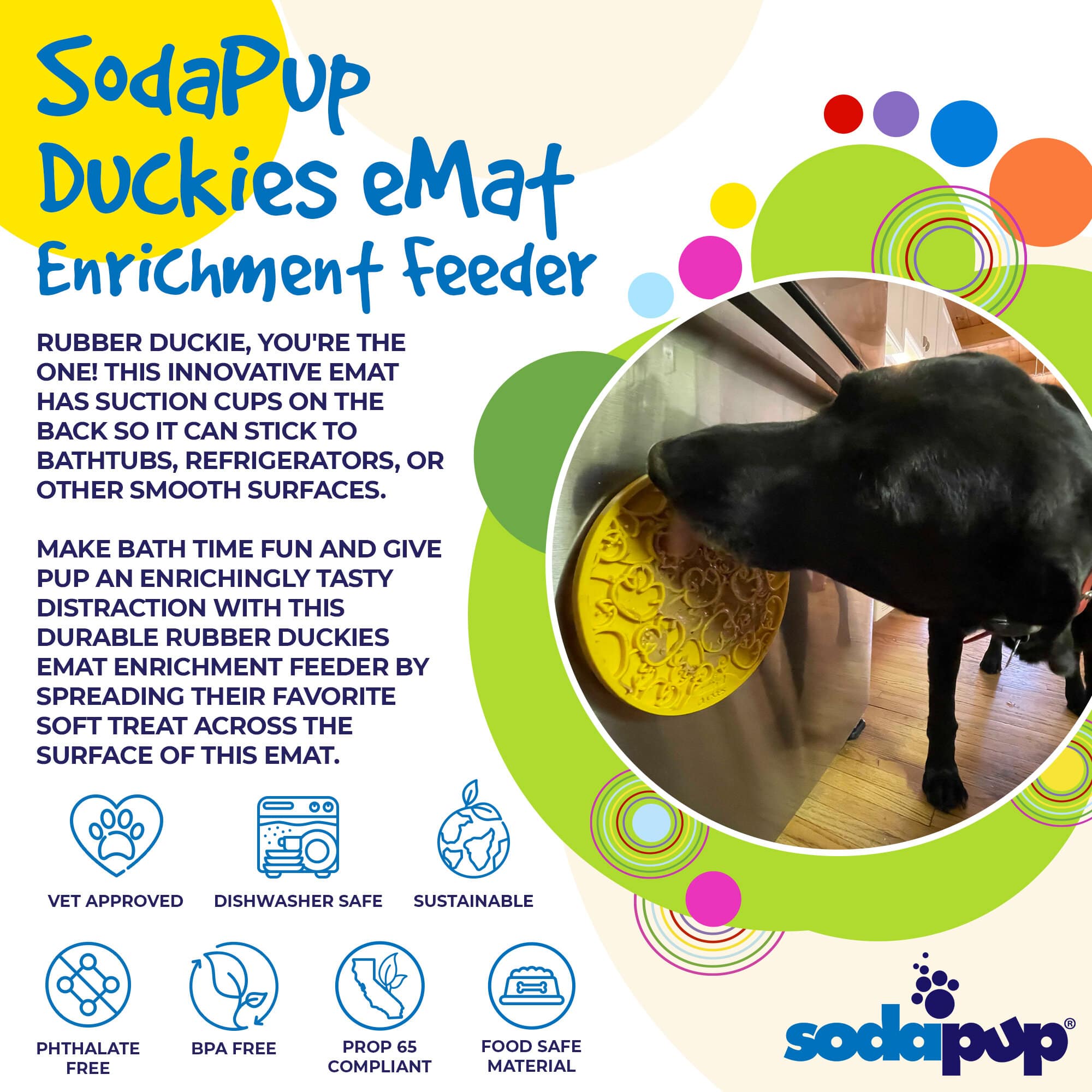SodaPup Duckies Emat – Yellow
