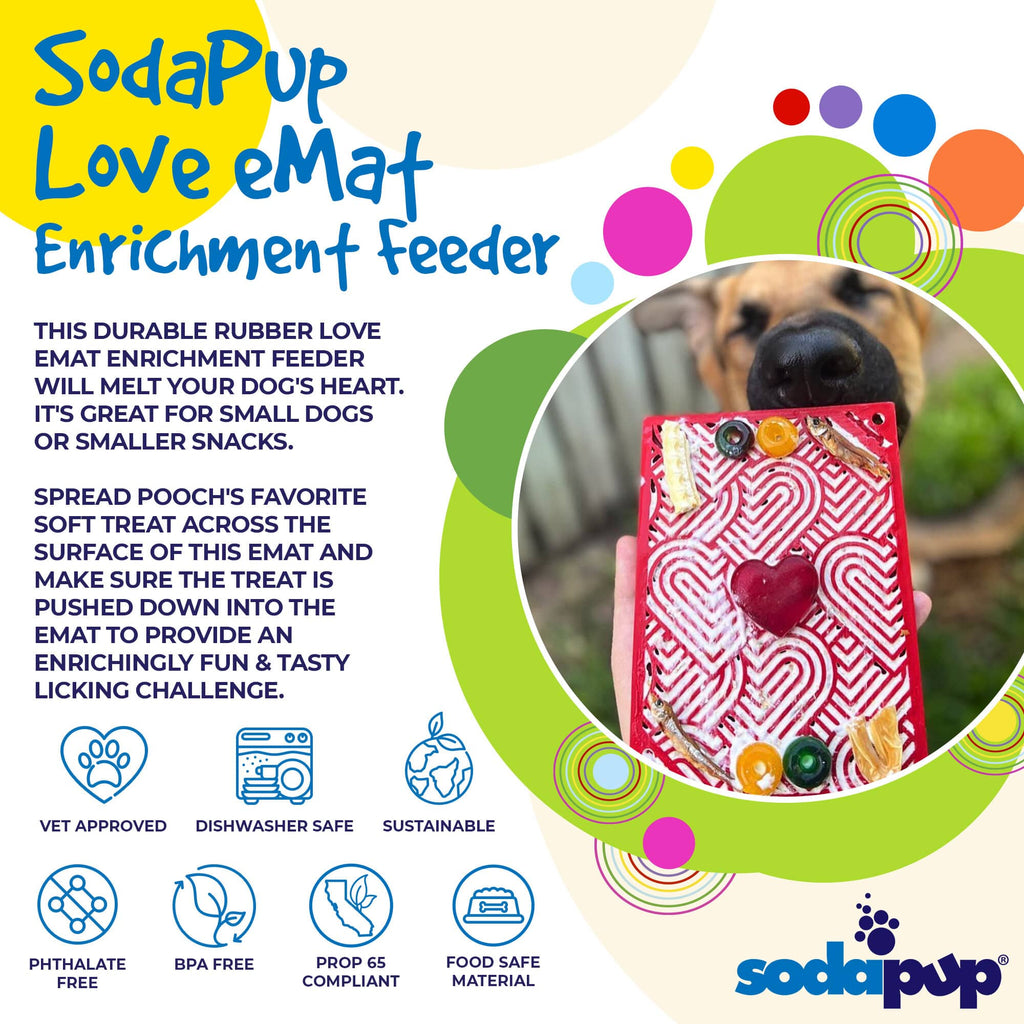 SodaPup Love Emat – Red