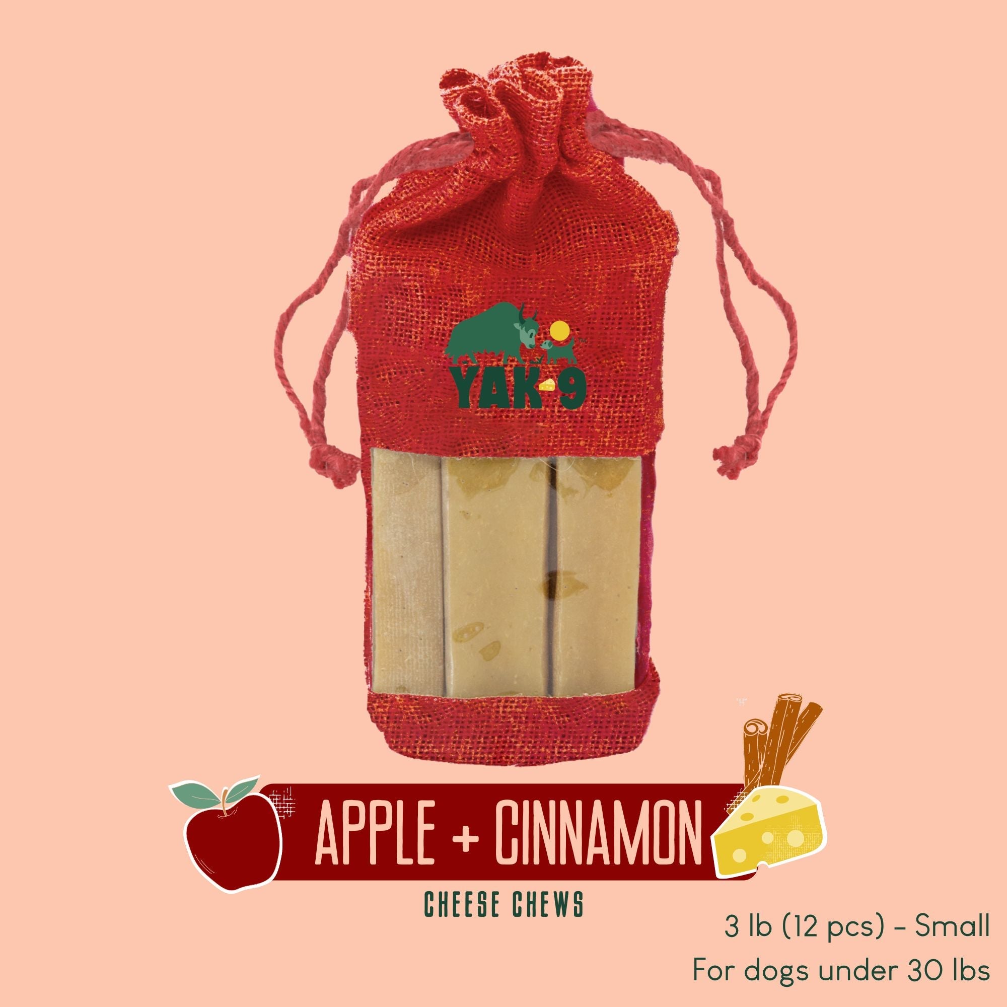 Yak9 Chews - Apple Cinnamon