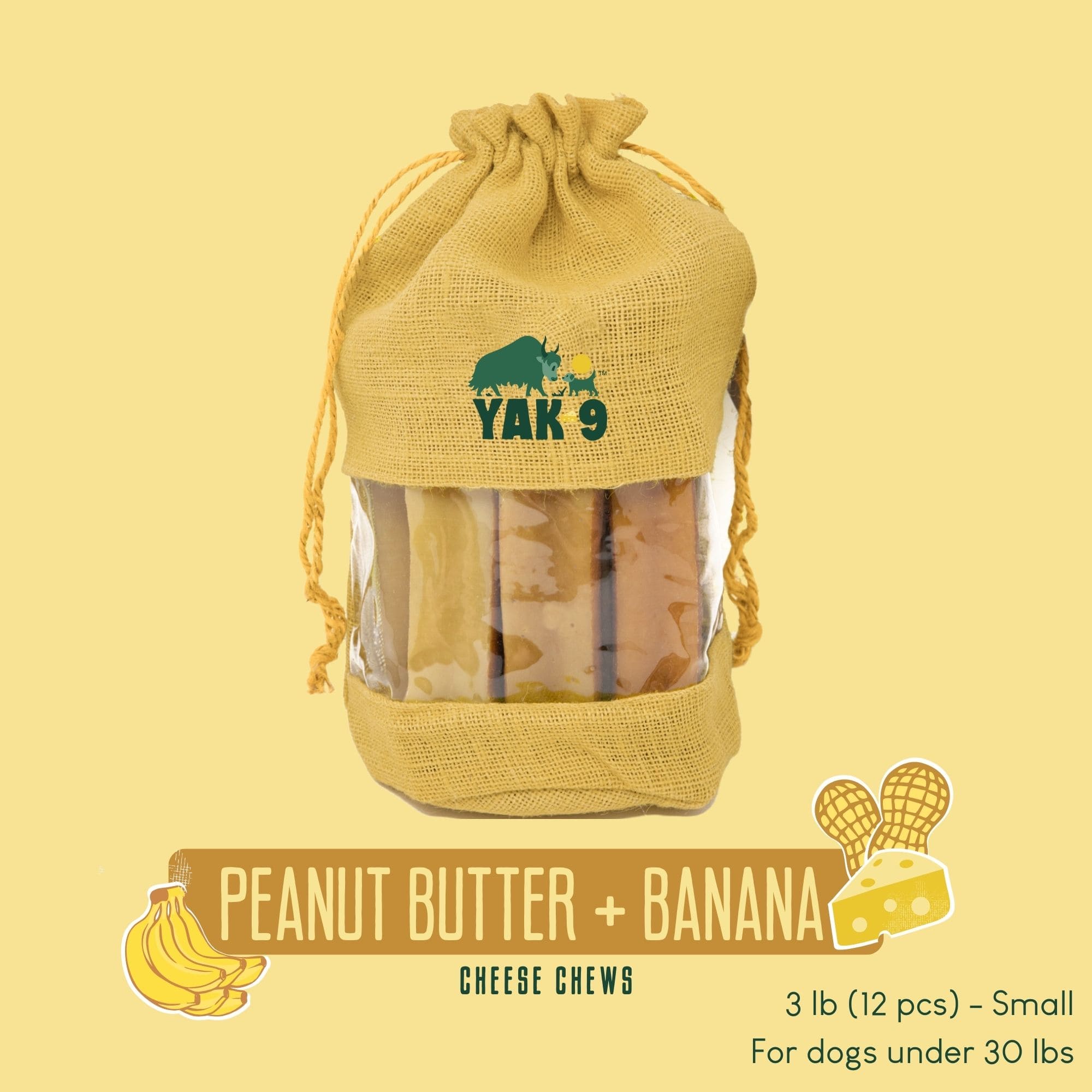 Yak9 Chews - Peanut Butter Banana