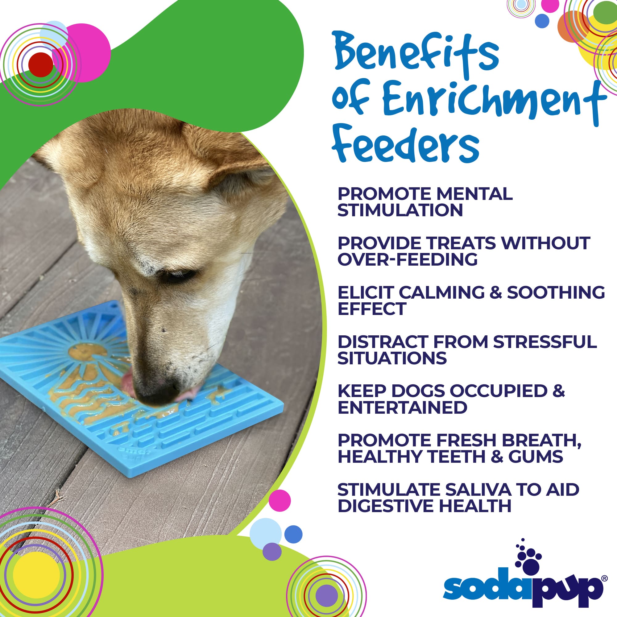 SodaPup Surfs Up Emat – Blue