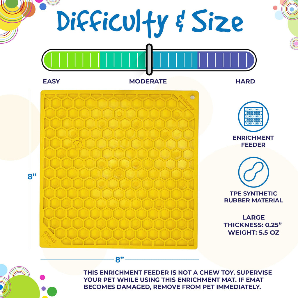 SodaPup Honeycomb Emat – Yellow